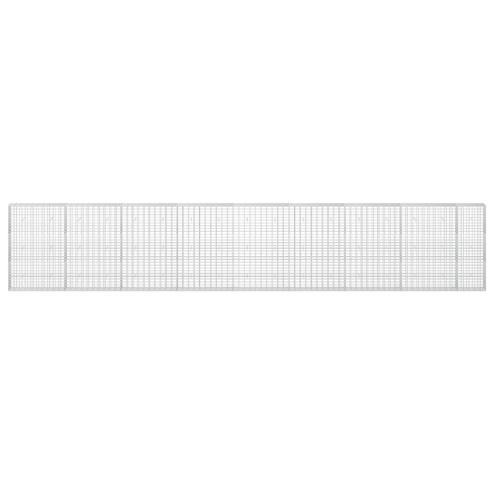 Gabion z 3,5 mm žico in 5x10 cm mrežo 850x30x150 cm