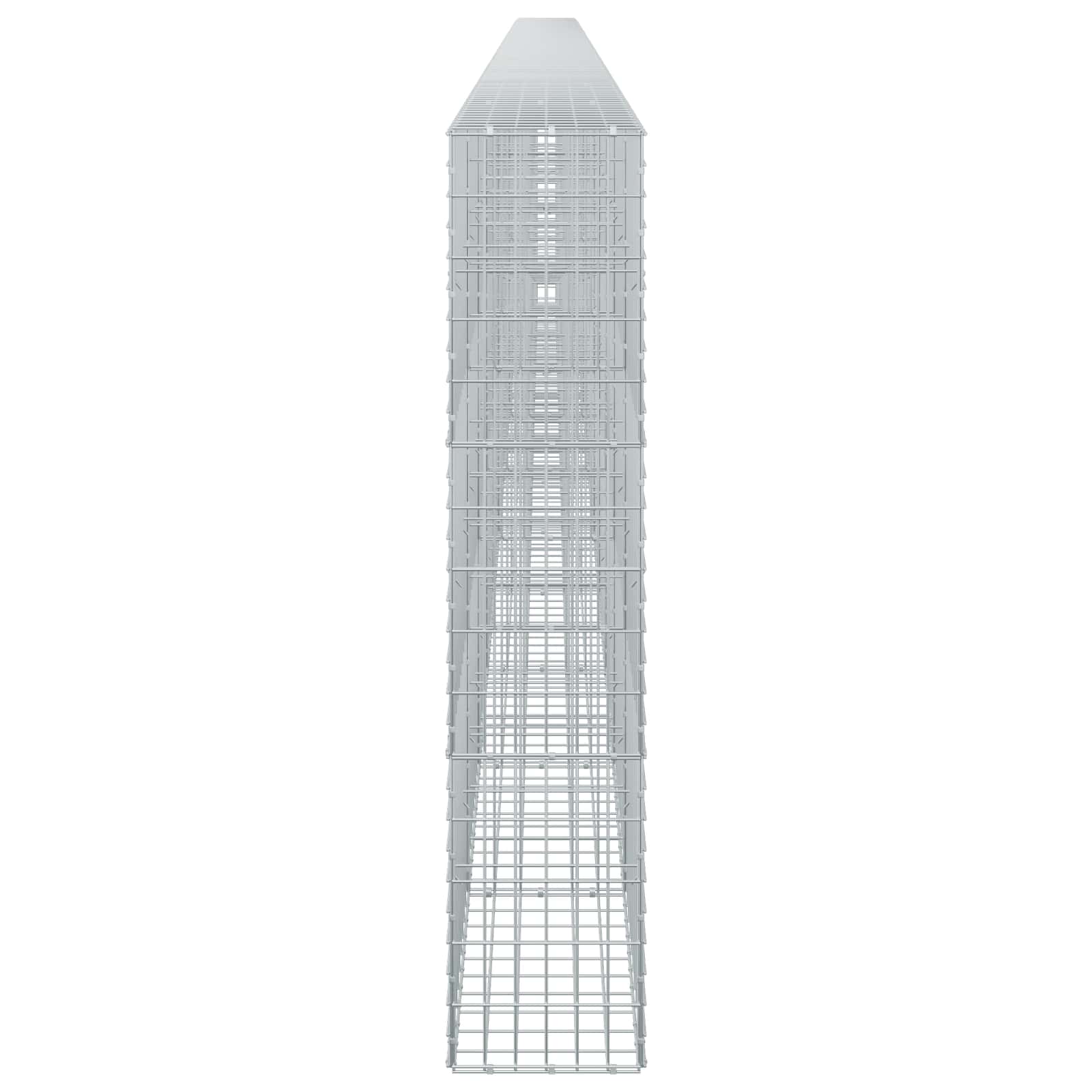 Gabion z 3,5 mm žico in 5x10 cm mrežo 1200x30x150 cm