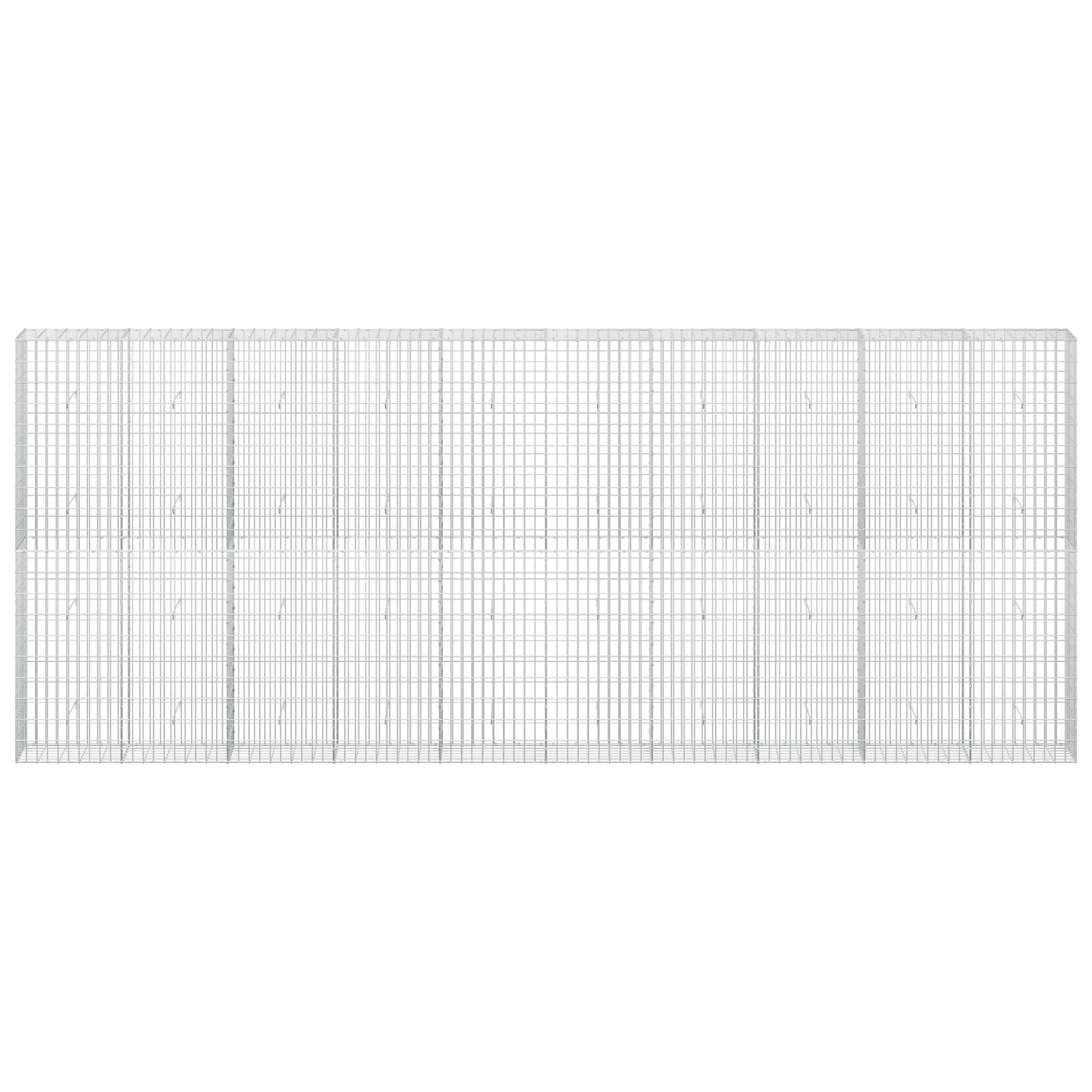 Gabion z 3,5 mm žico in 5x10 cm mrežo 500x30x200 cm