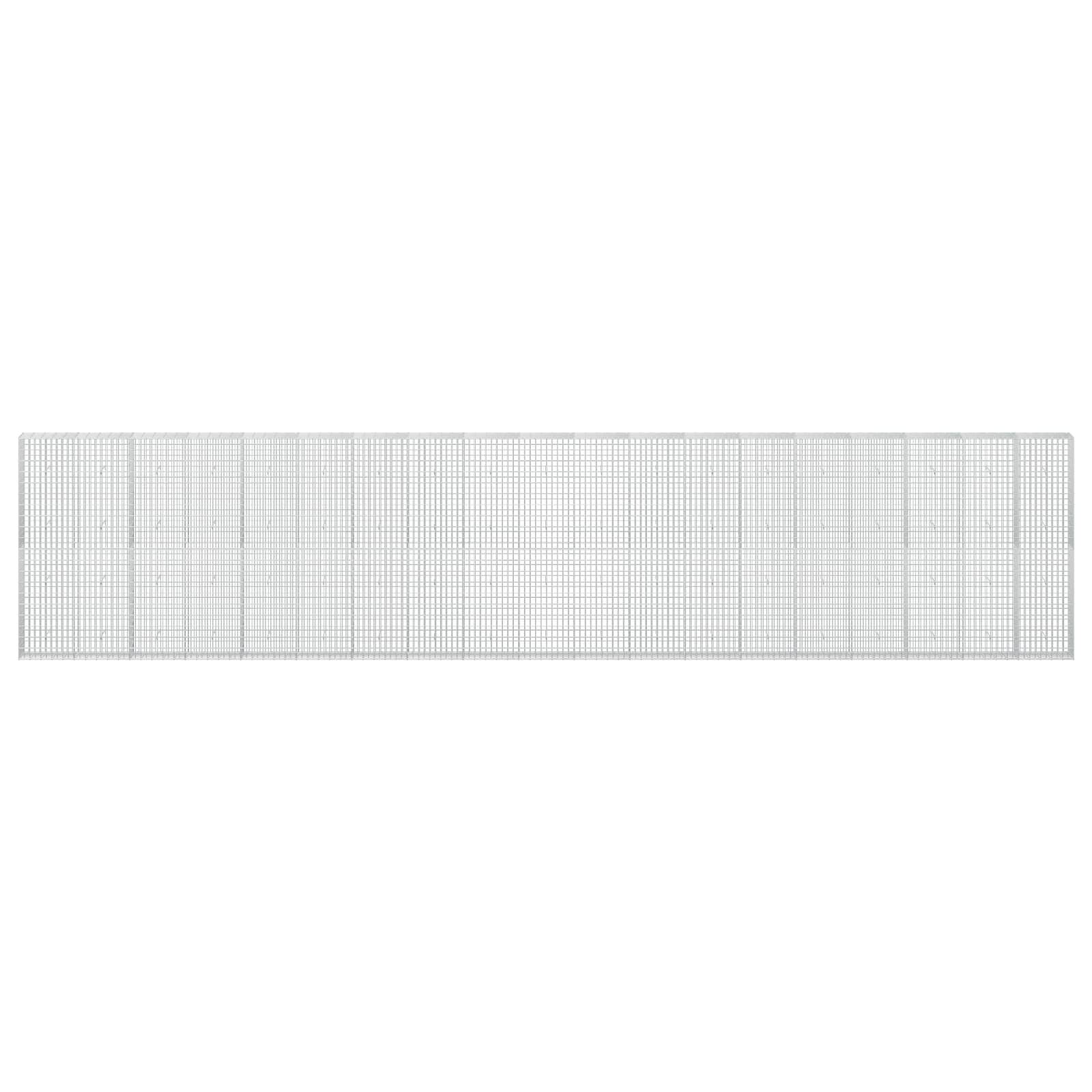 Gabion z 3,5 mm žico in 5x10 cm mrežo 950x30x200 cm