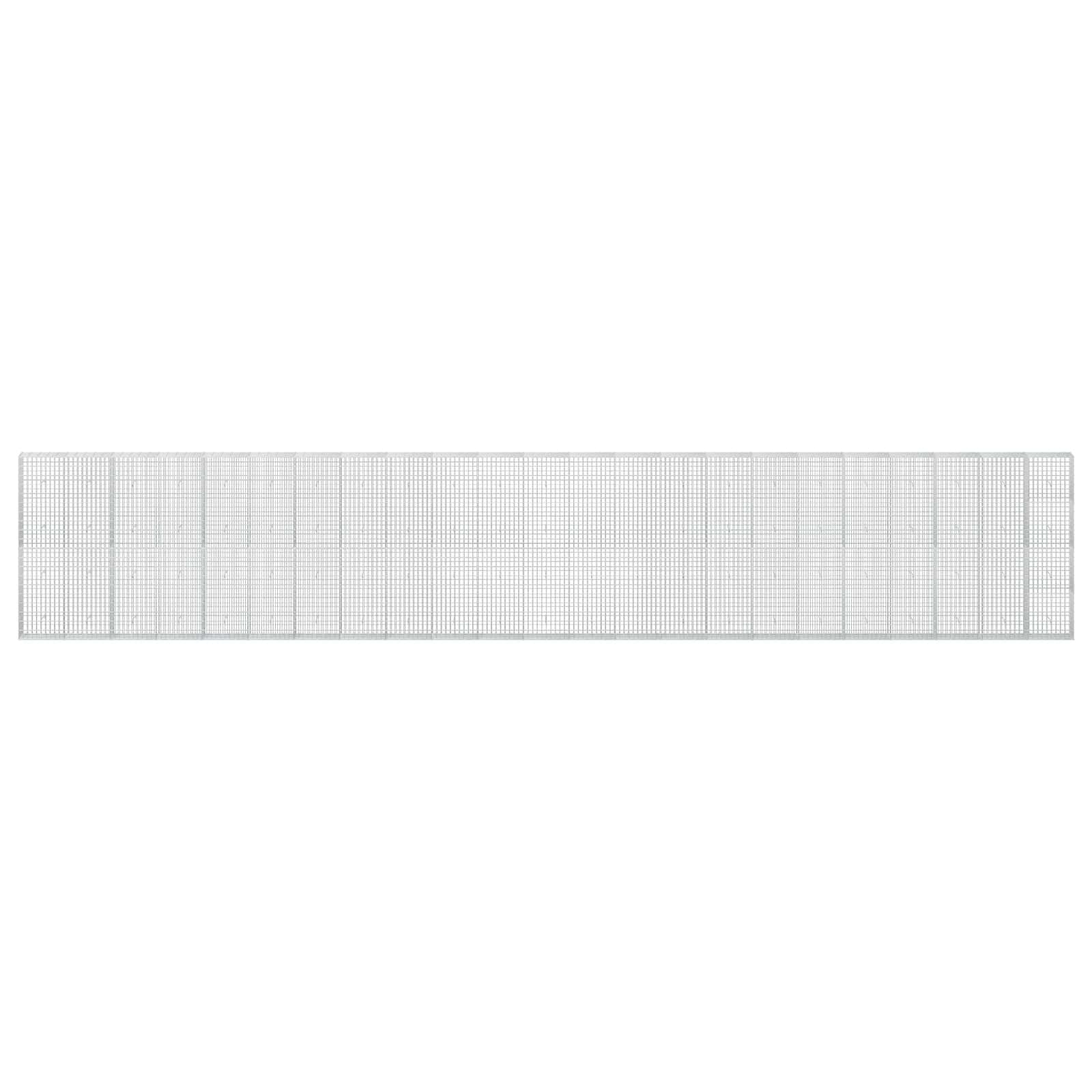 Gabion z 3,5 mm žico in 5x10 cm mrežo 1150x30x200 cm