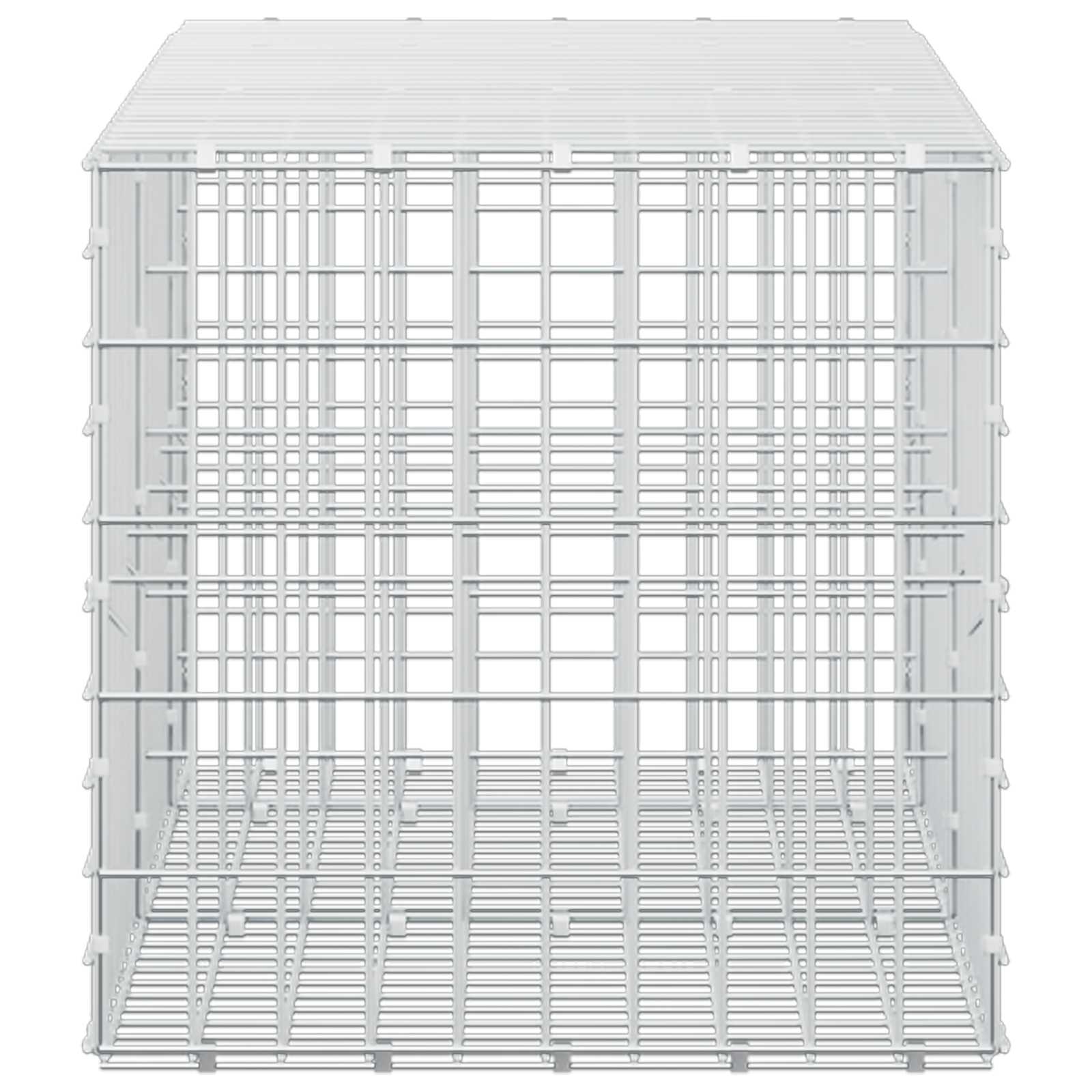 Gabion z 3,5 mm žico in 5x10 cm mrežo 250x50x50 cm