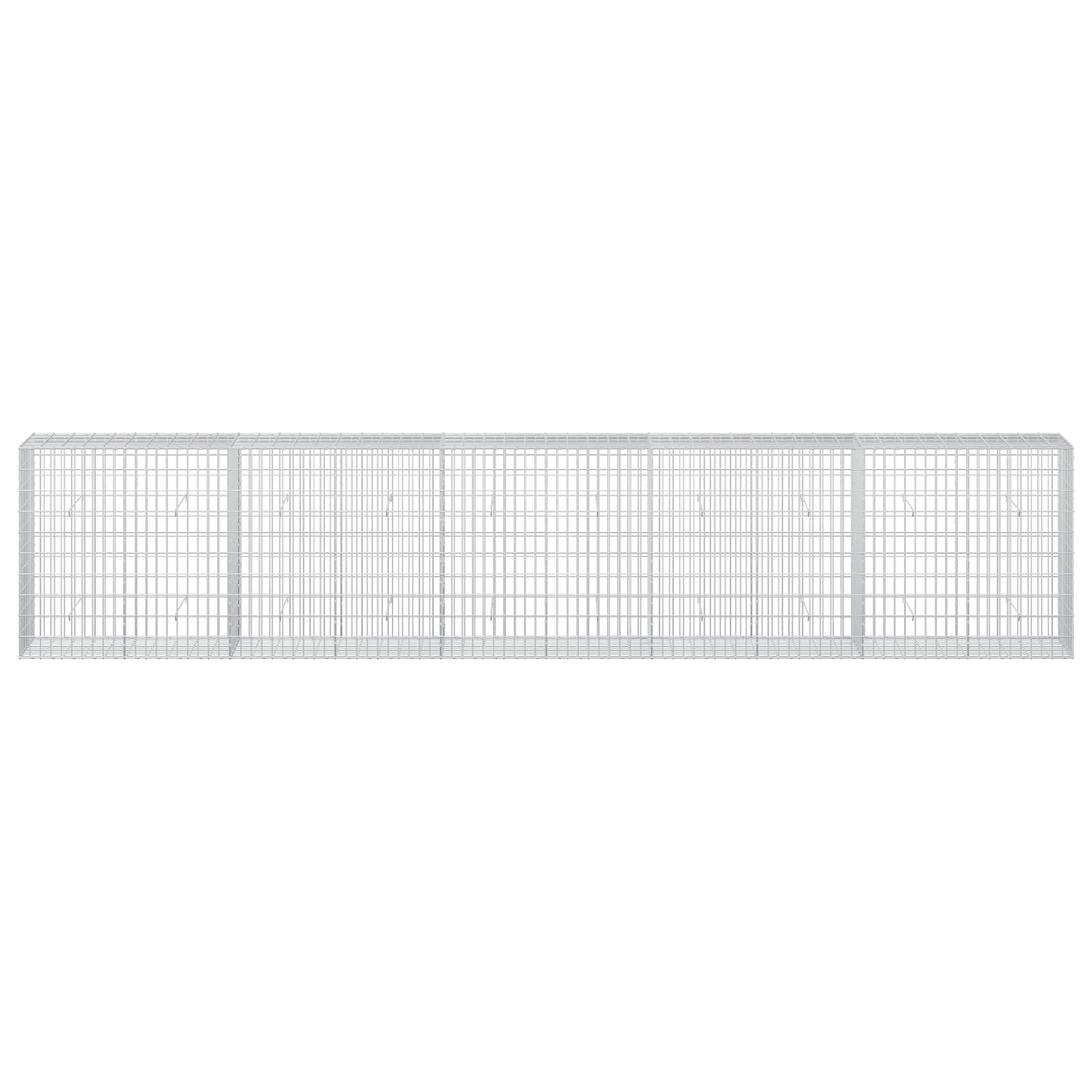 Gabion z 3,5 mm žico in 5x10 cm mrežo 500x50x100 cm