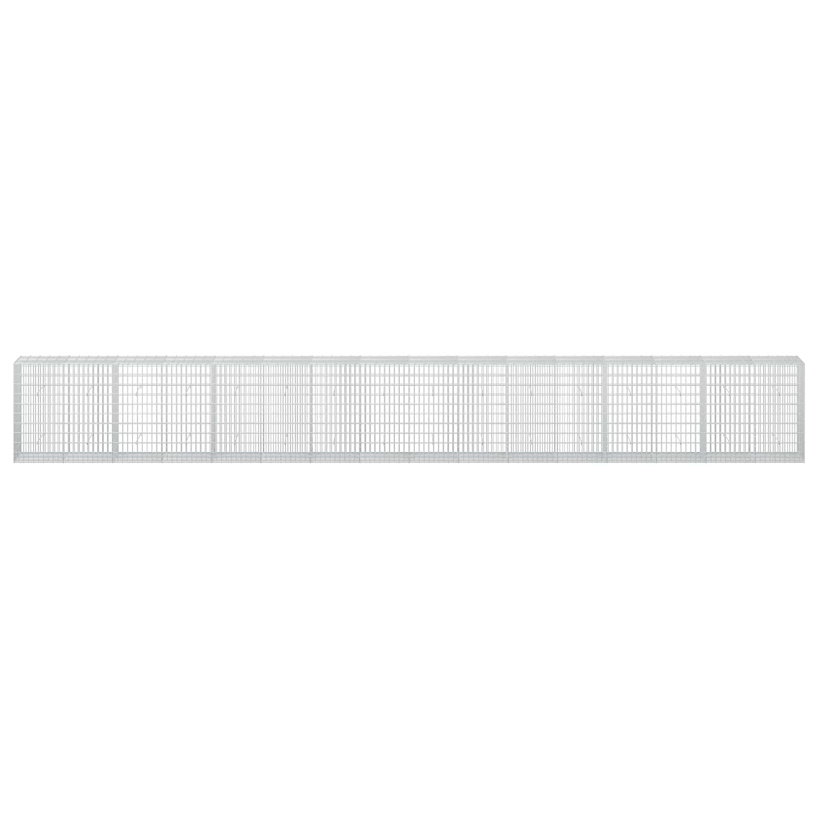 Gabion z 3,5 mm žico in 5x10 cm mrežo 800x50x100 cm