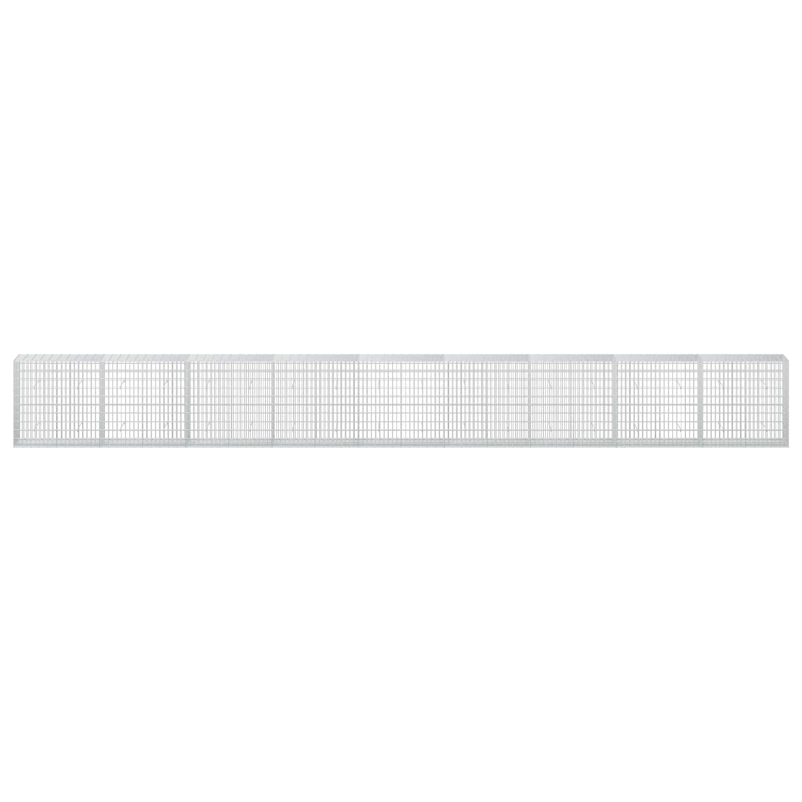 Gabion z 3,5 mm žico in 5x10 cm mrežo 900x50x100 cm
