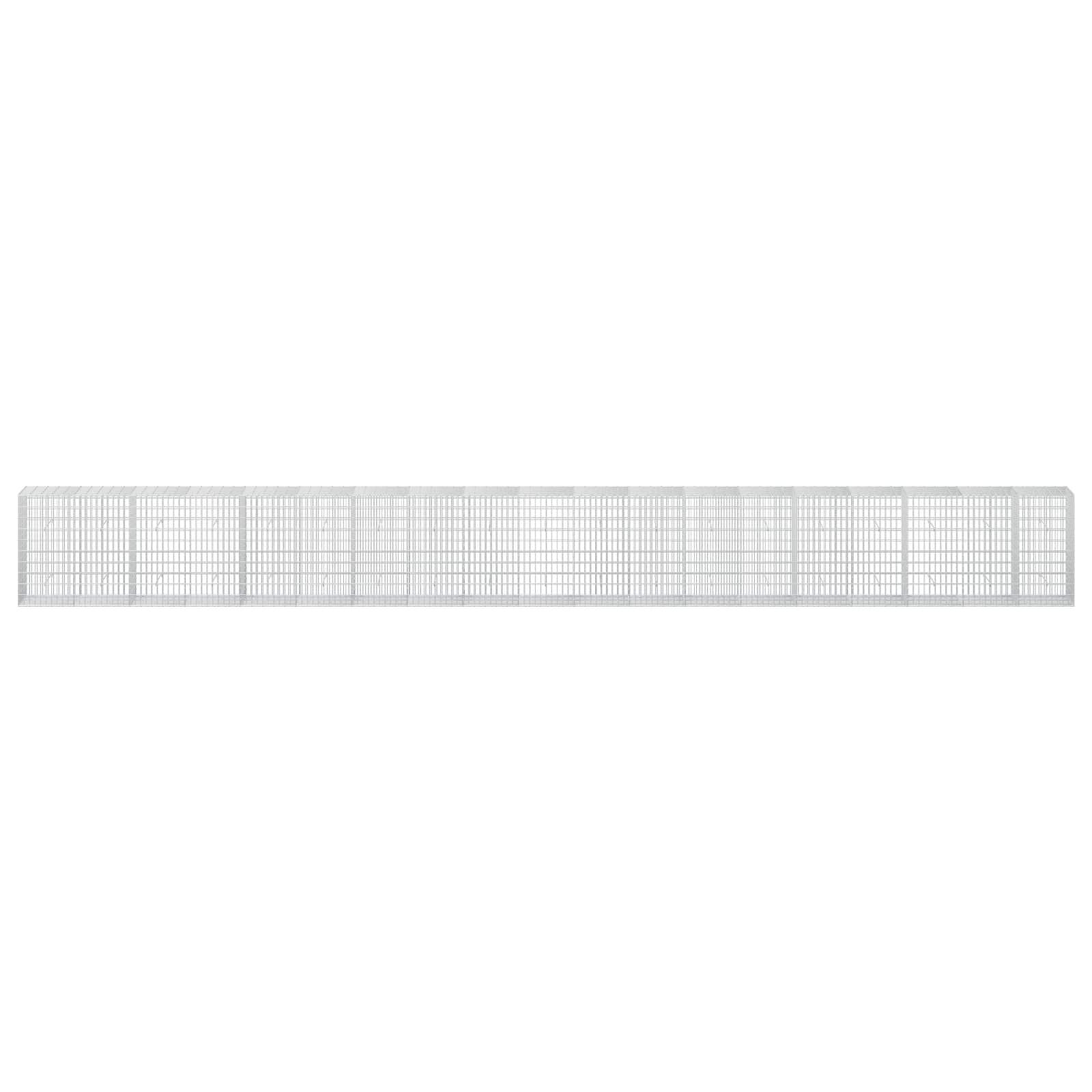 Gabion z 3,5 mm žico in 5x10 cm mrežo 950x50x100 cm