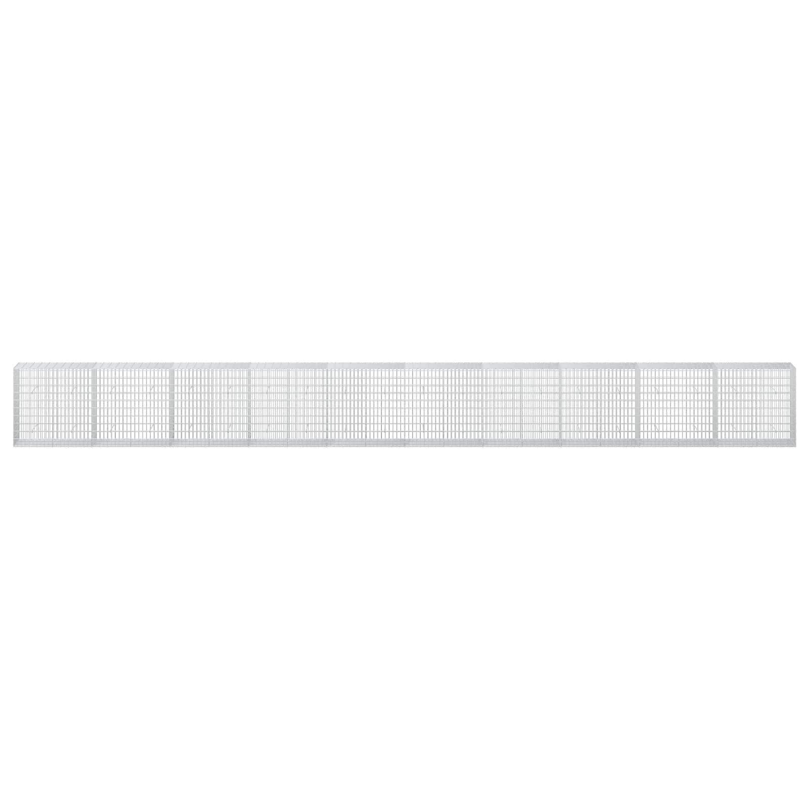 Gabion z 3,5 mm žico in 5x10 cm mrežo 1000x50x100 cm