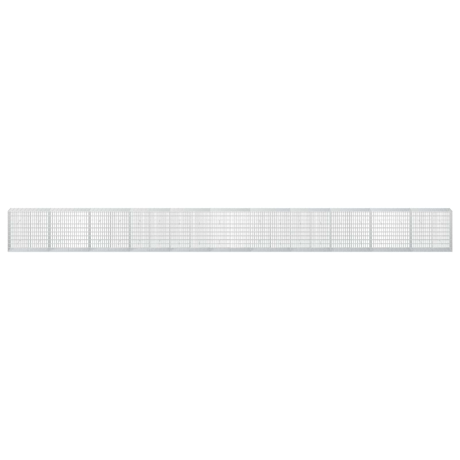 Gabion z 3,5 mm žico in 5x10 cm mrežo 1100x50x100 cm