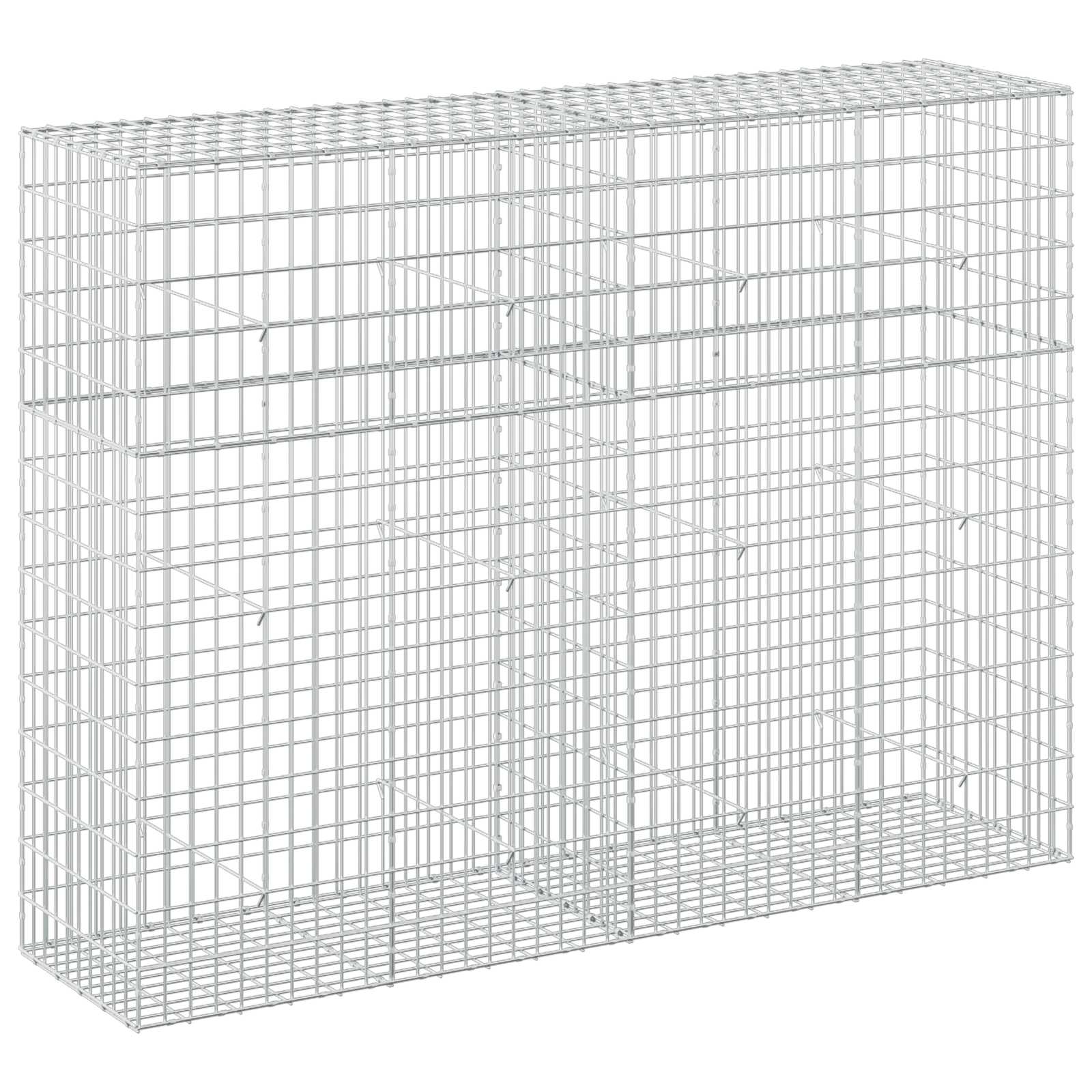 Gabion z 3,5 mm žico in 5x10 cm mrežo 200x50x150 cm