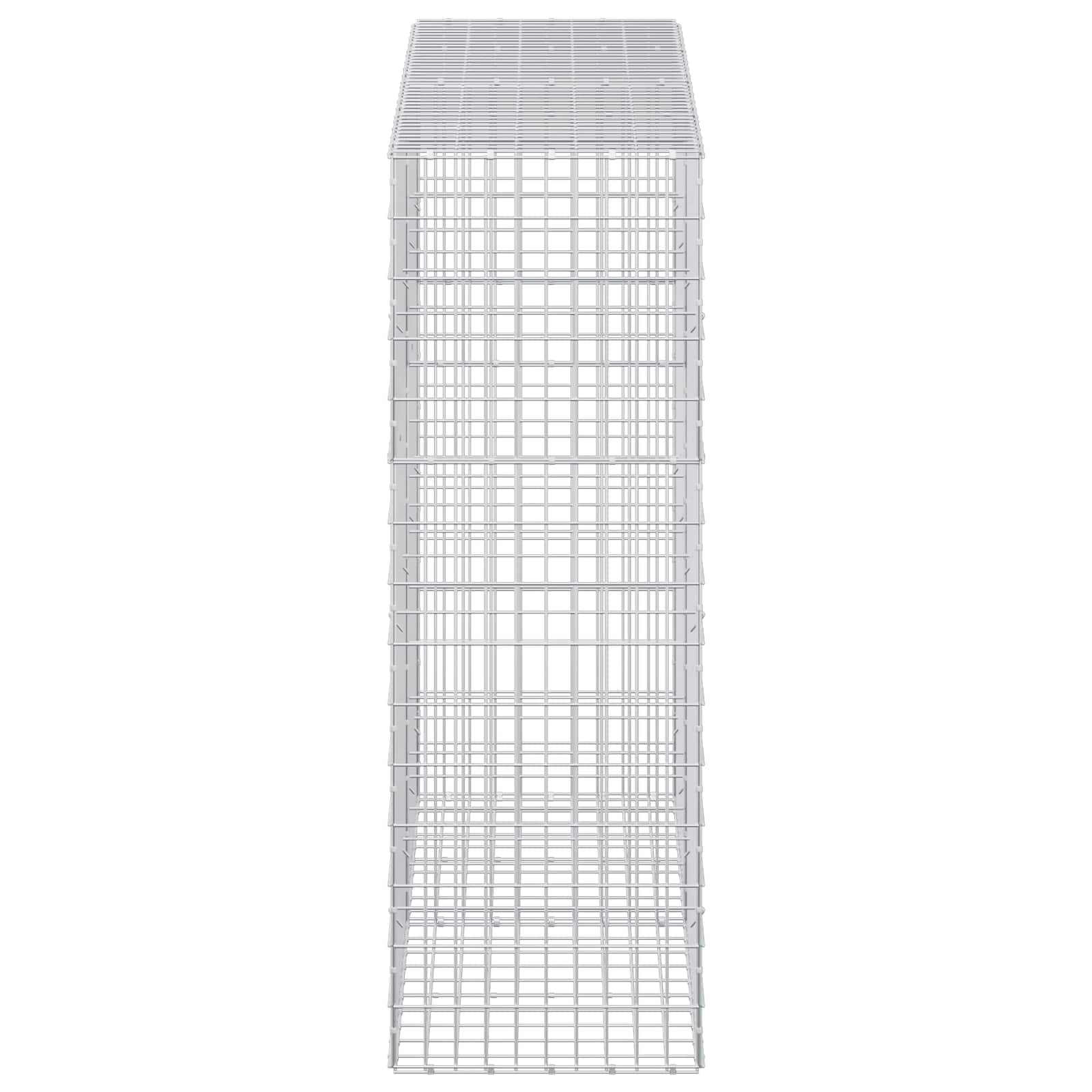 Gabion z 3,5 mm žico in 5x10 cm mrežo 200x50x150 cm