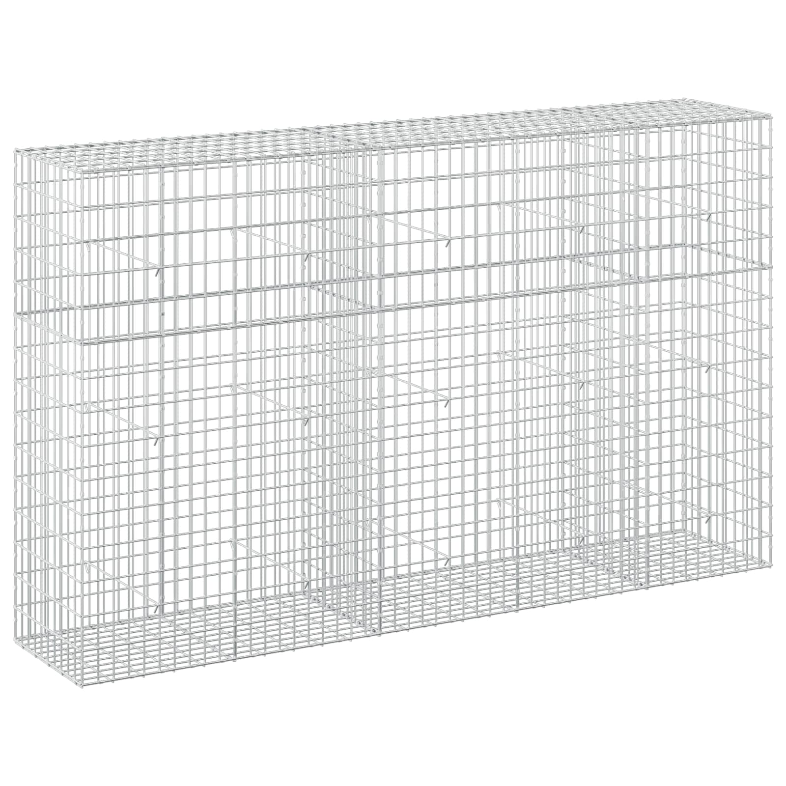 Gabion z 3,5 mm žico in 5x10 cm mrežo 250x50x150 cm