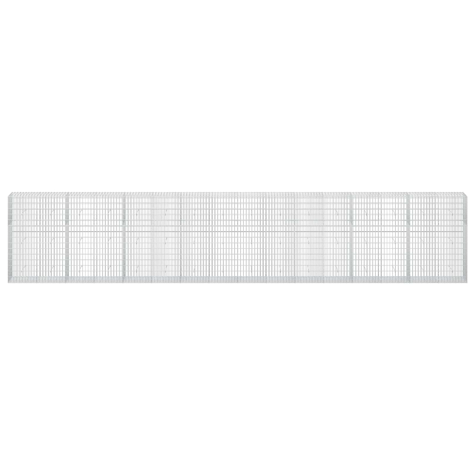 Gabion z 3,5 mm žico in 5x10 cm mrežo 800x50x150 cm