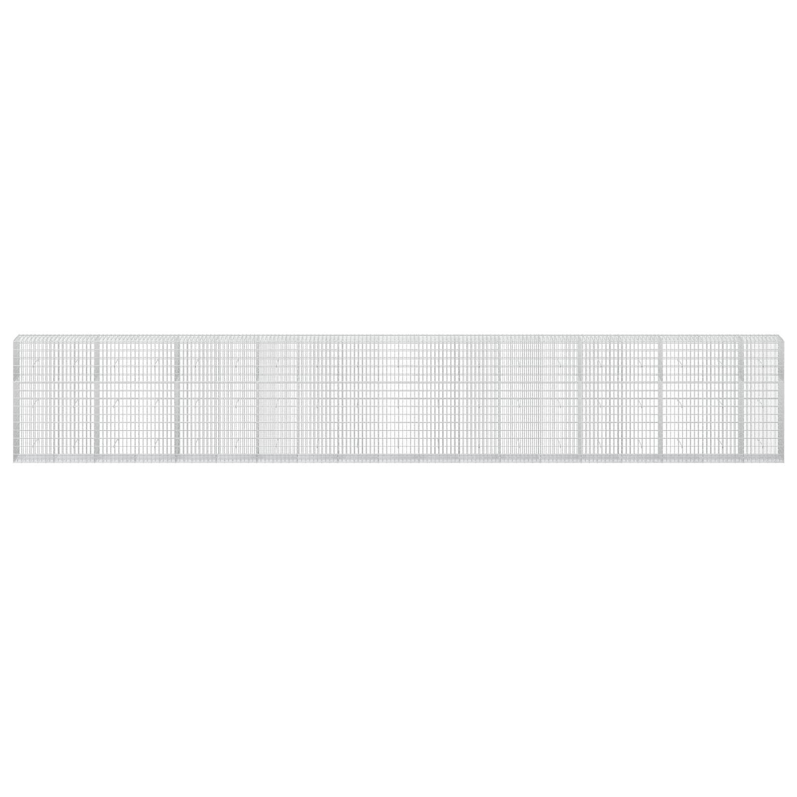Gabion z 3,5 mm žico in 5x10 cm mrežo 950x50x150 cm
