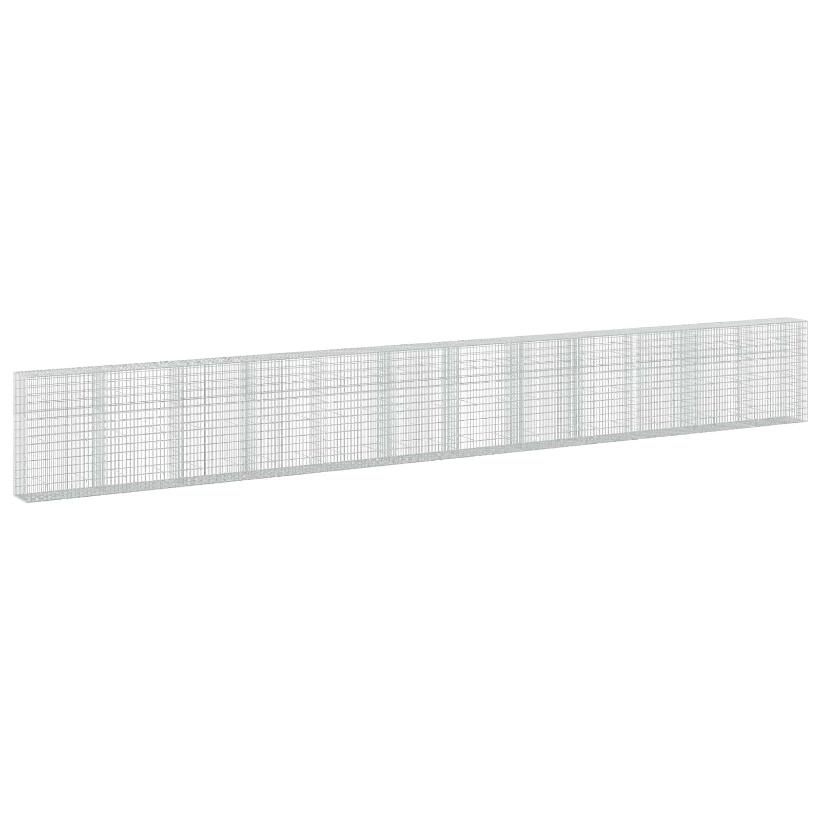 Gabion z 3,5 mm žico in 5x10 cm mrežo 1200x50x150 cm