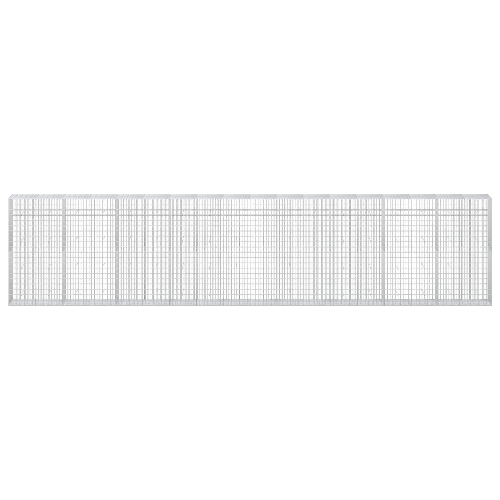 Gabion z 3,5 mm žico in 5x10 cm mrežo 900x50x200 cm