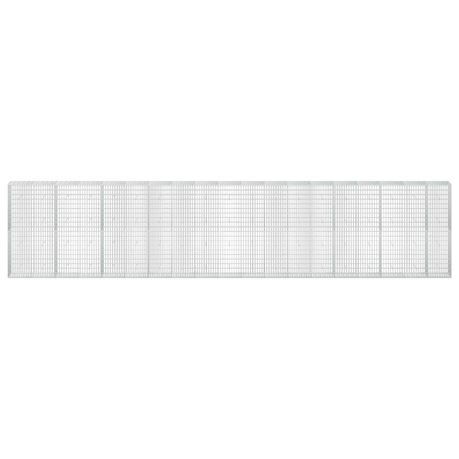 Gabion z 3,5 mm žico in 5x10 cm mrežo 950x50x200 cm