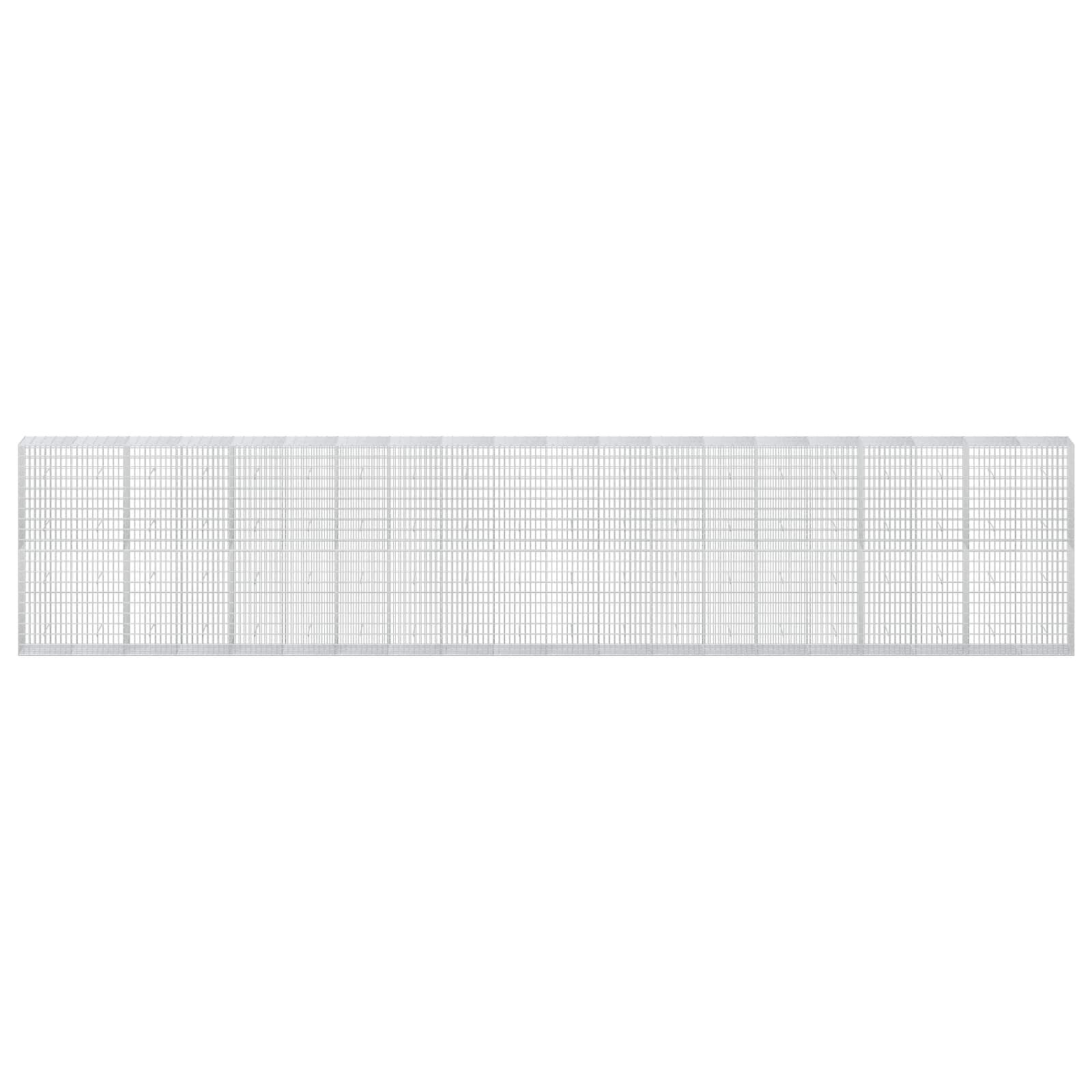 Gabion z 3,5 mm žico in 5x10 cm mrežo 1000x50x200 cm