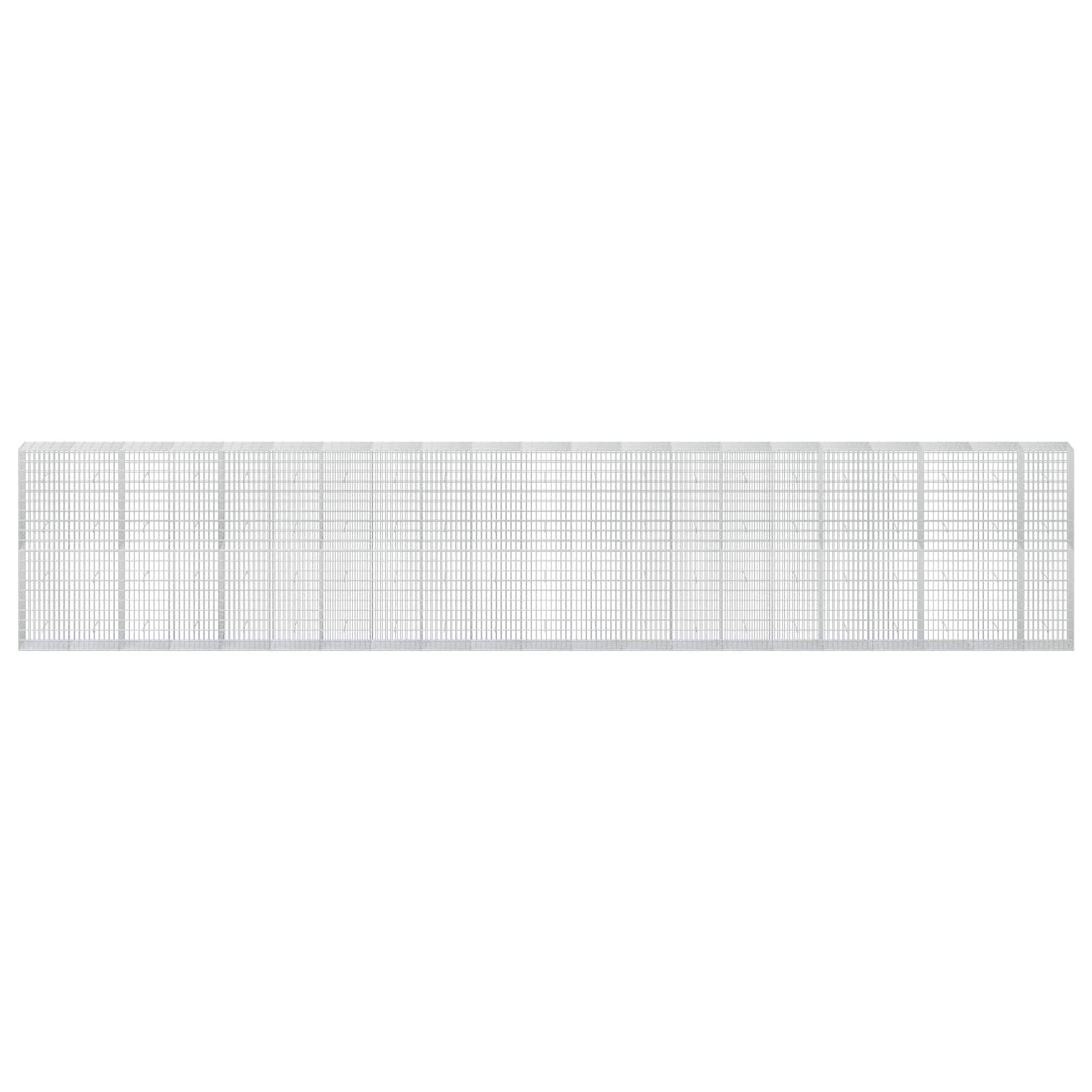 Gabion z 3,5 mm žico in 5x10 cm mrežo 1050x50x200 cm
