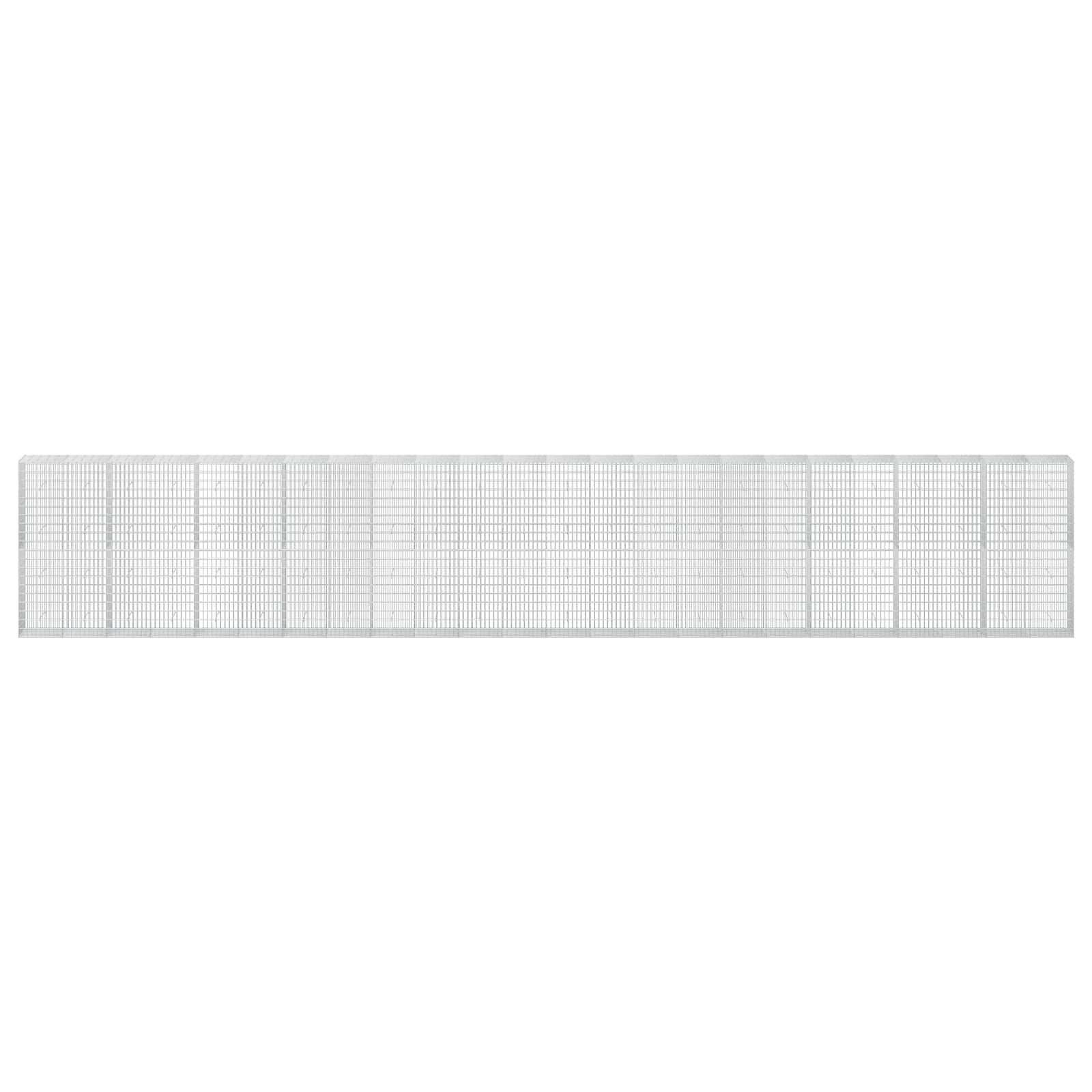 Gabion z 3,5 mm žico in 5x10 cm mrežo 1200x50x200 cm