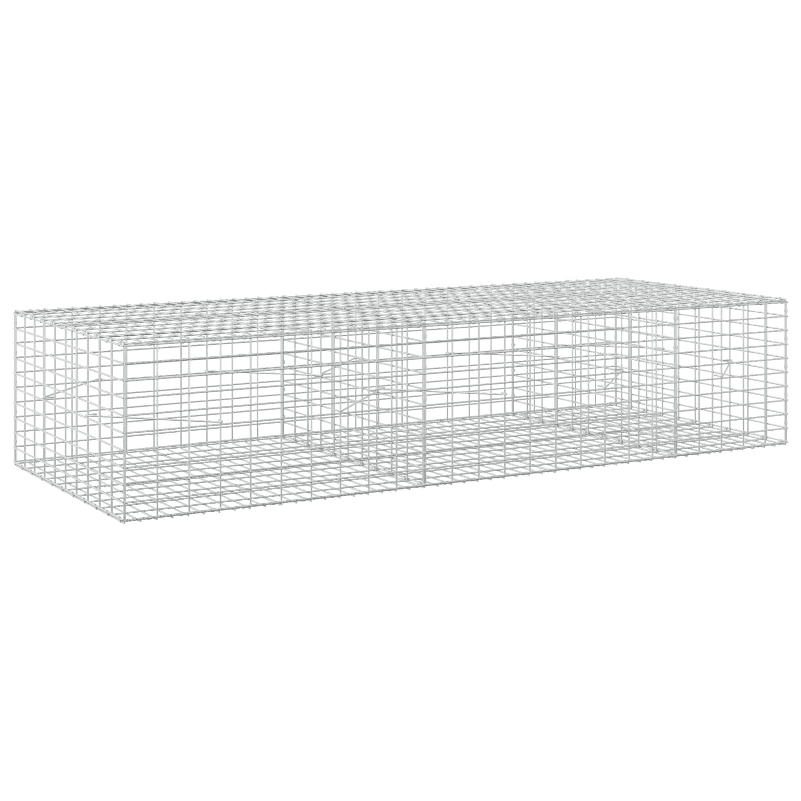 Gabion z 3,5 mm žico in 5x10 cm mrežo 250x100x50 cm