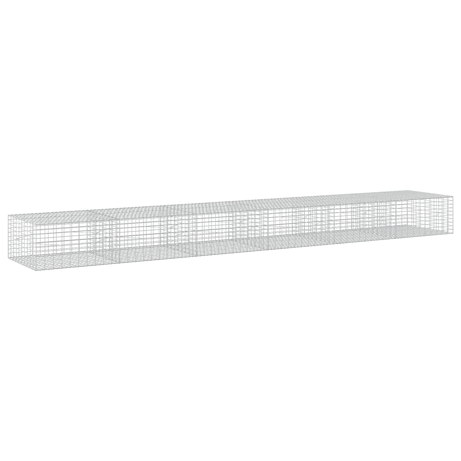 vidaXL Gabion cu Sârmă de 3,5 mm și Plasă de 5x10 cm 600x100x50 cm