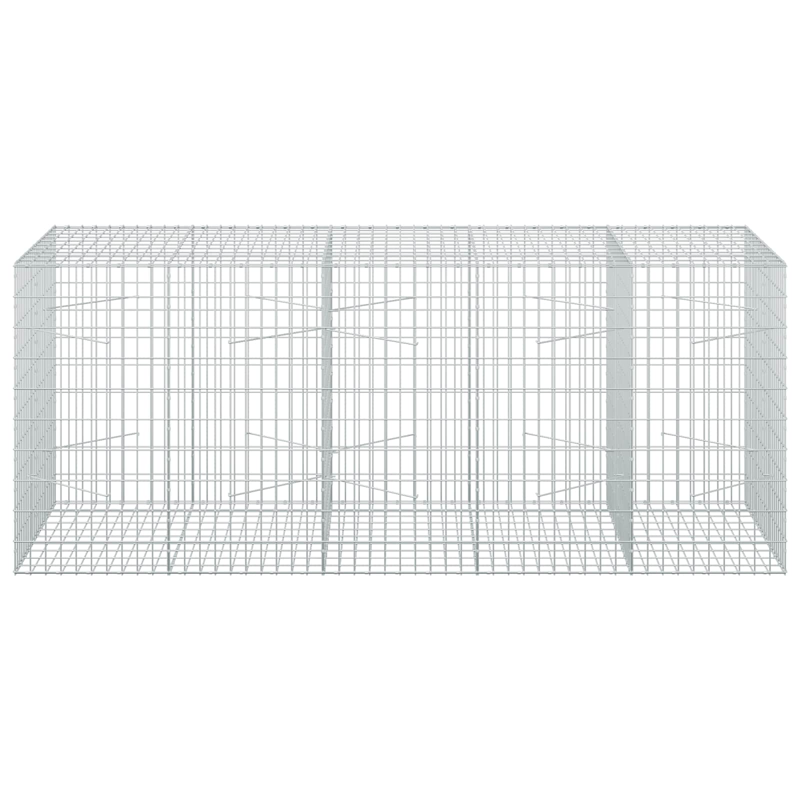 Gabion z 3,5 mm žico in 5x10 cm mrežo 250x100x100 cm