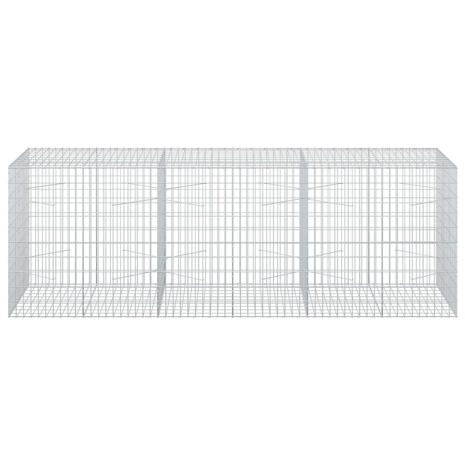 Gabion z 3,5 mm žico in 5x10 cm mrežo 300x100x100 cm