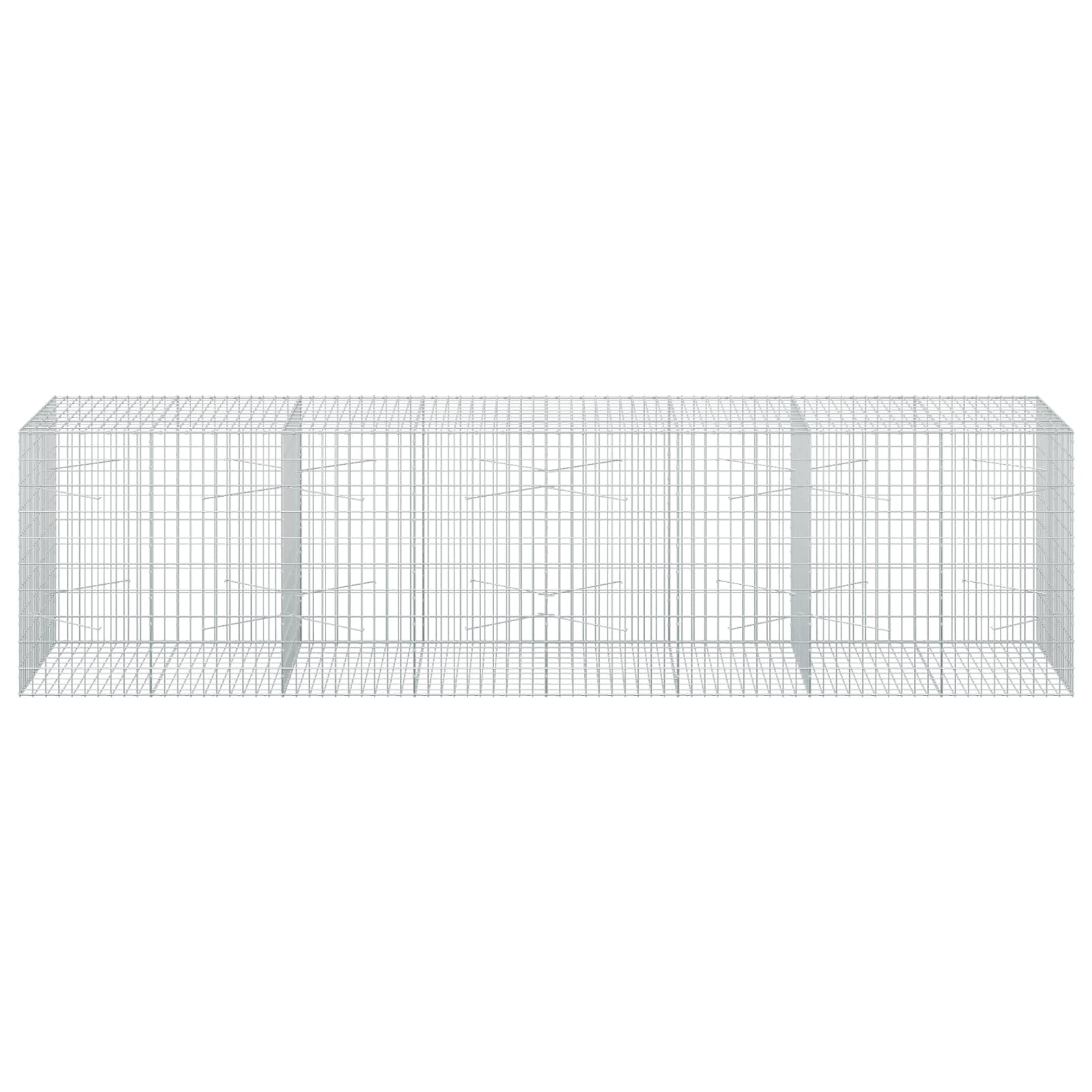 Gabion z 3,5 mm žico in 5x10 cm mrežo 400x100x100 cm