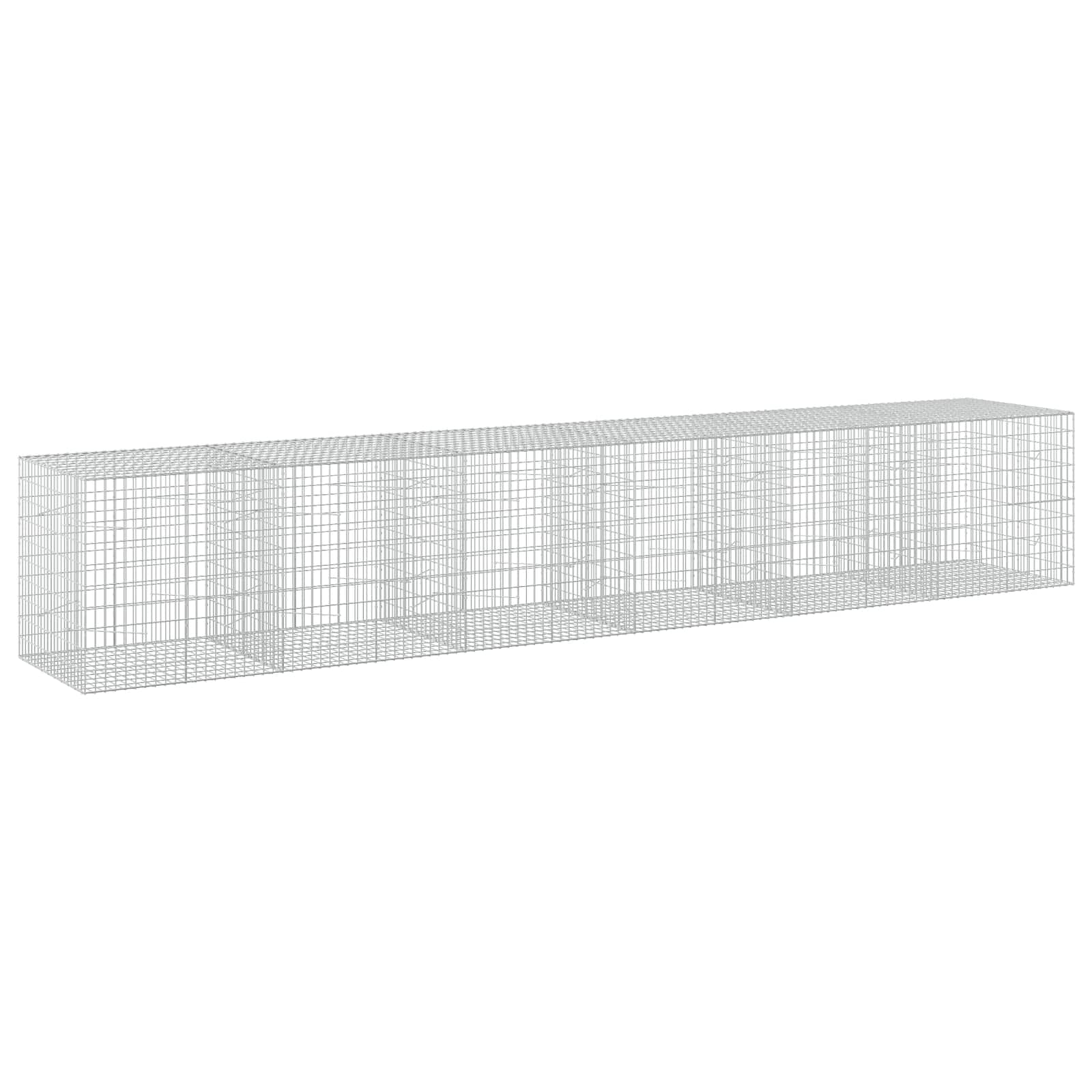 Gabion z 3,5 mm žico in 5x10 cm mrežo 600x100x100 cm