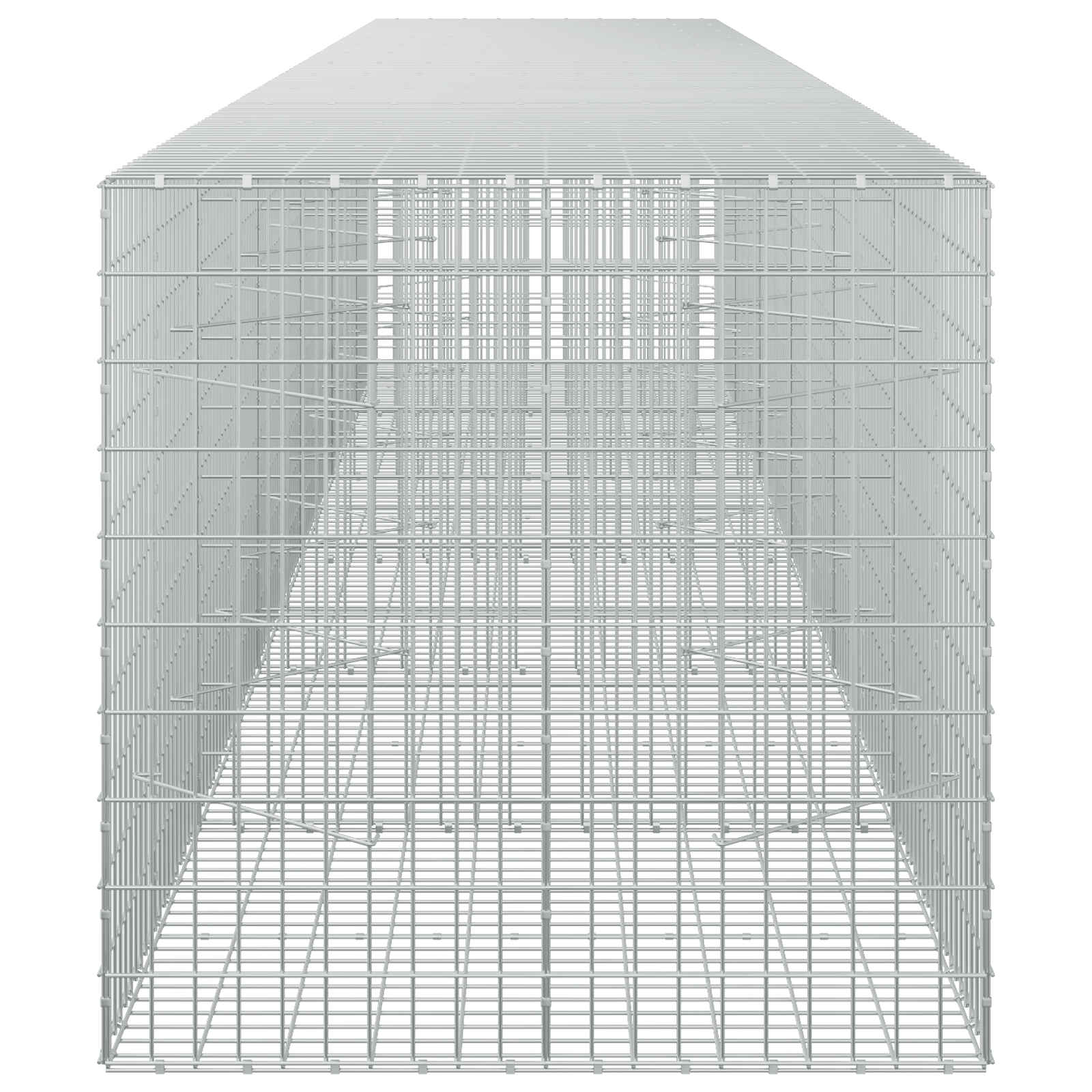 Gabion z 3,5 mm žico in 5x10 cm mrežo 600x100x100 cm