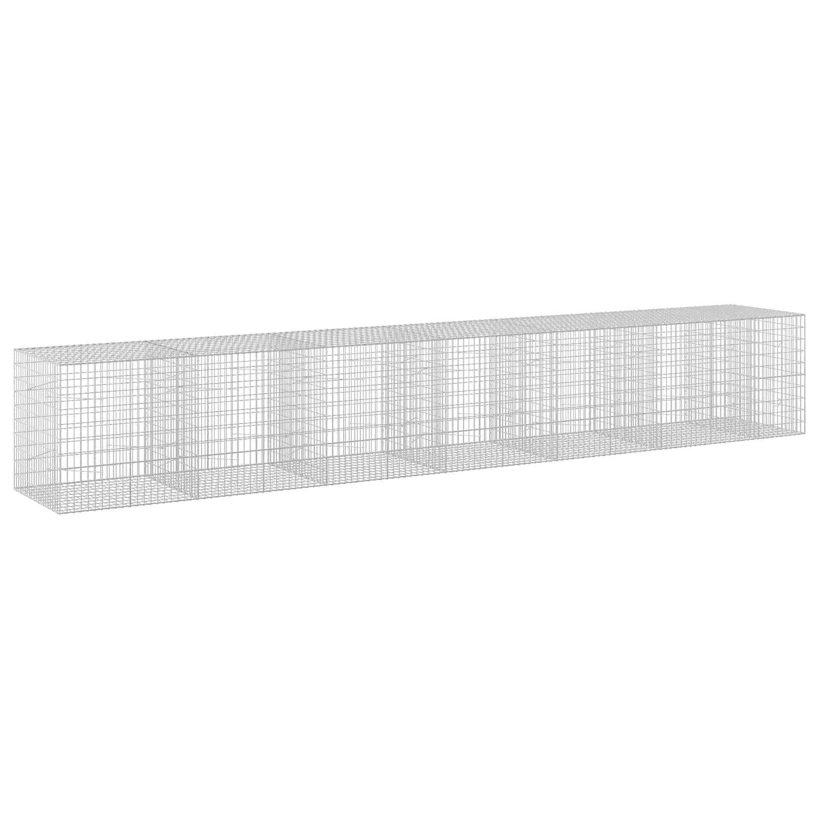 Gabion z 3,5 mm žico in 5x10 cm mrežo 650x100x100 cm