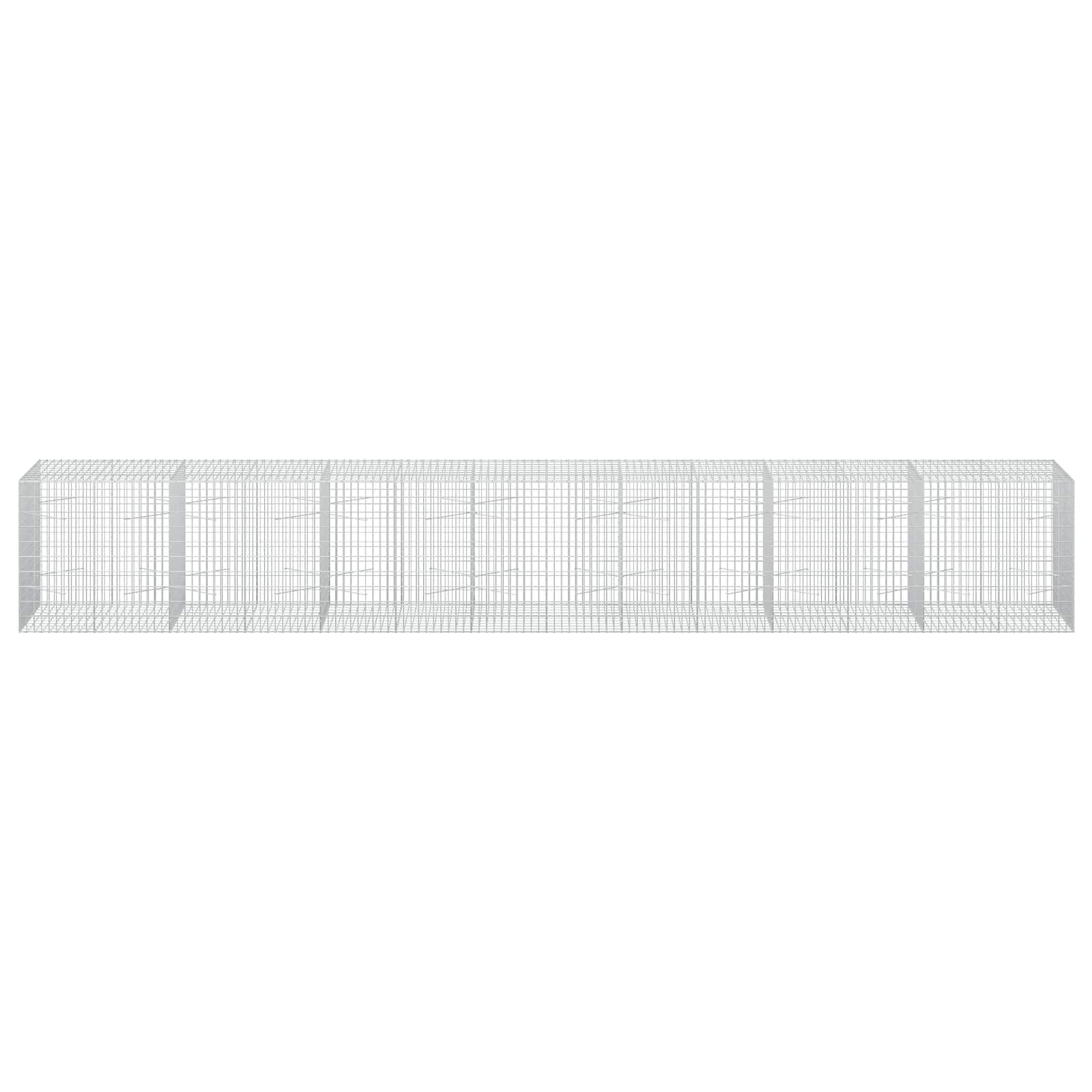 Gabion z 3,5 mm žico in 5x10 cm mrežo 700x100x100 cm