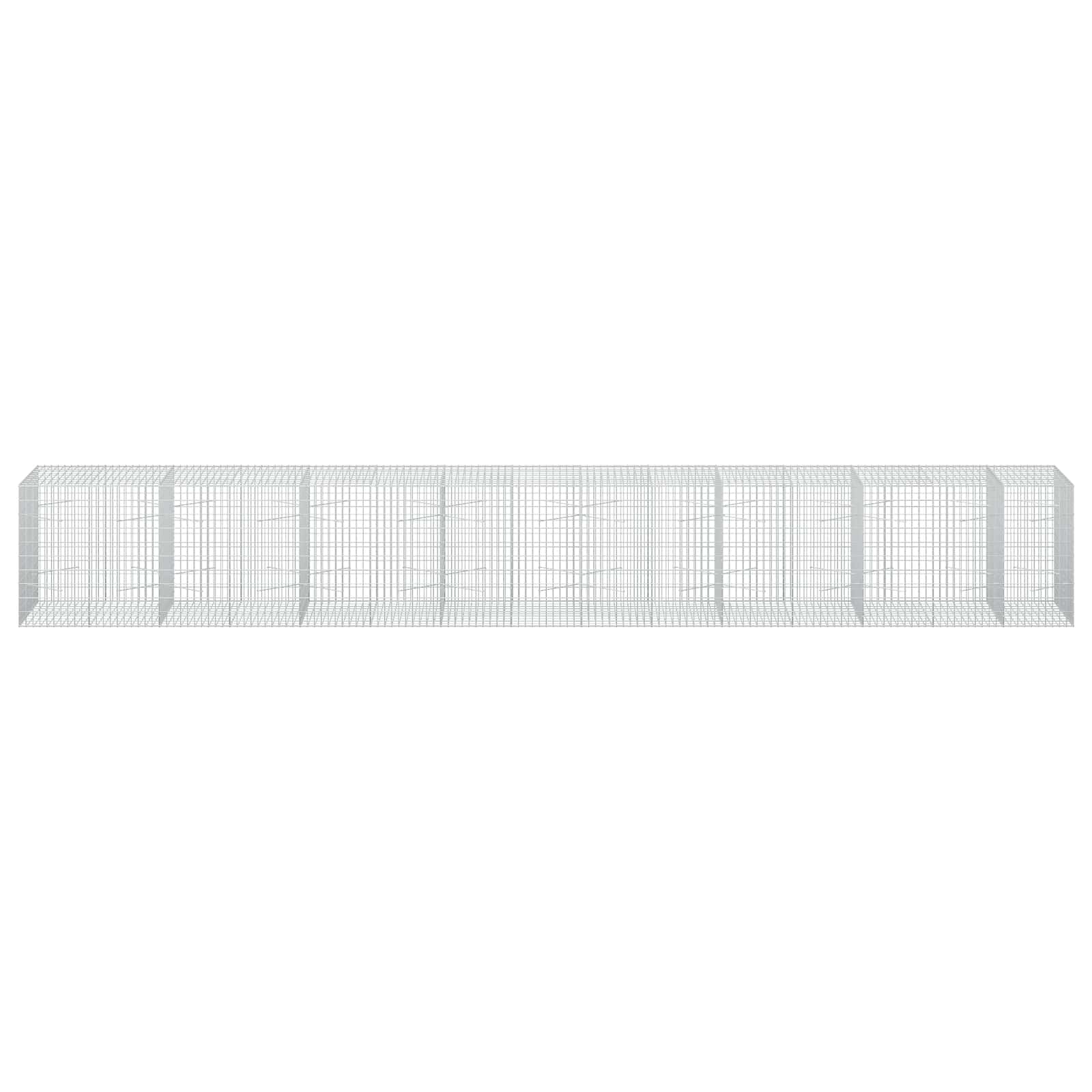 Gabion z 3,5 mm žico in 5x10 cm mrežo 750x100x100 cm