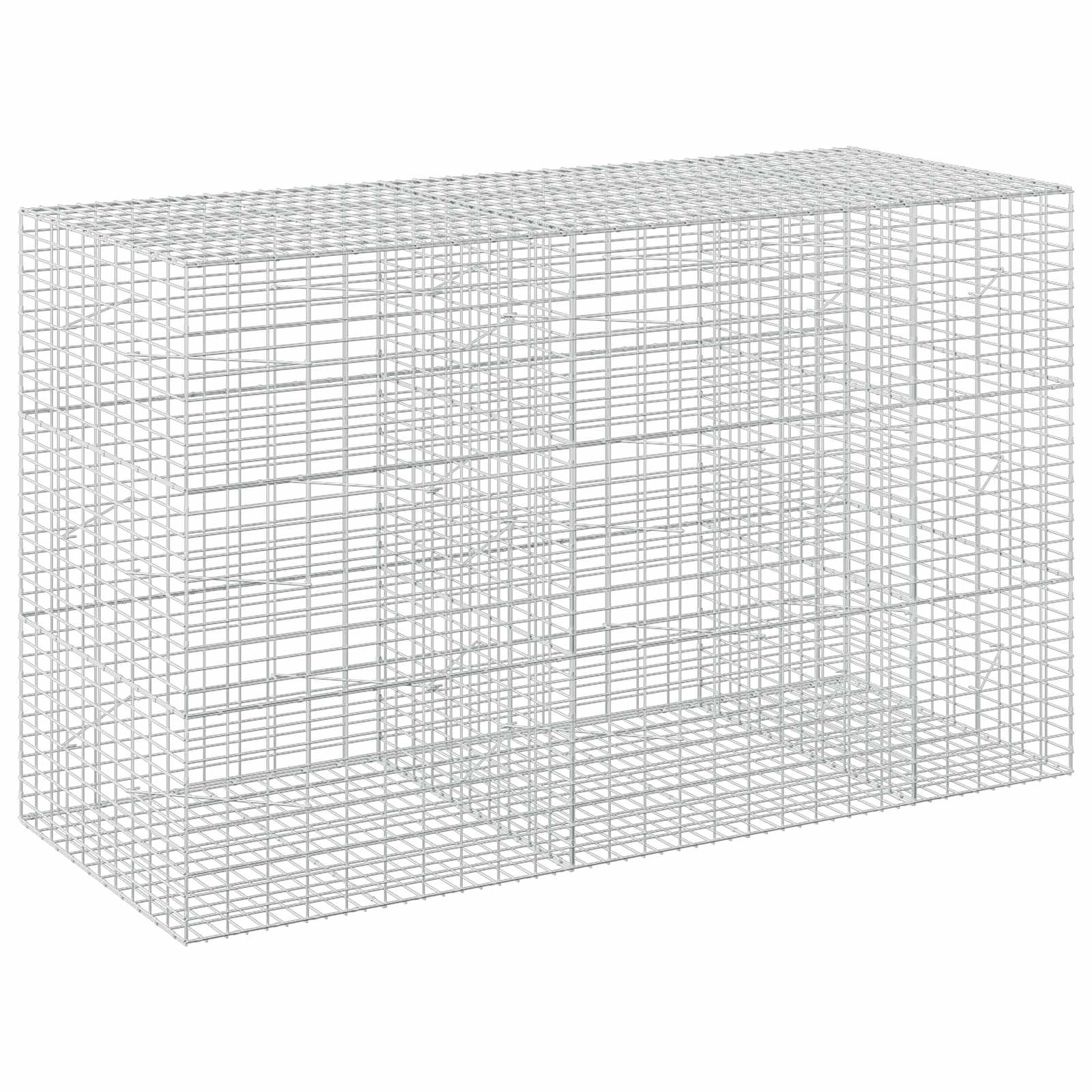 Gabion z 3,5 mm žico in 5x10 cm mrežo 250x100x150 cm