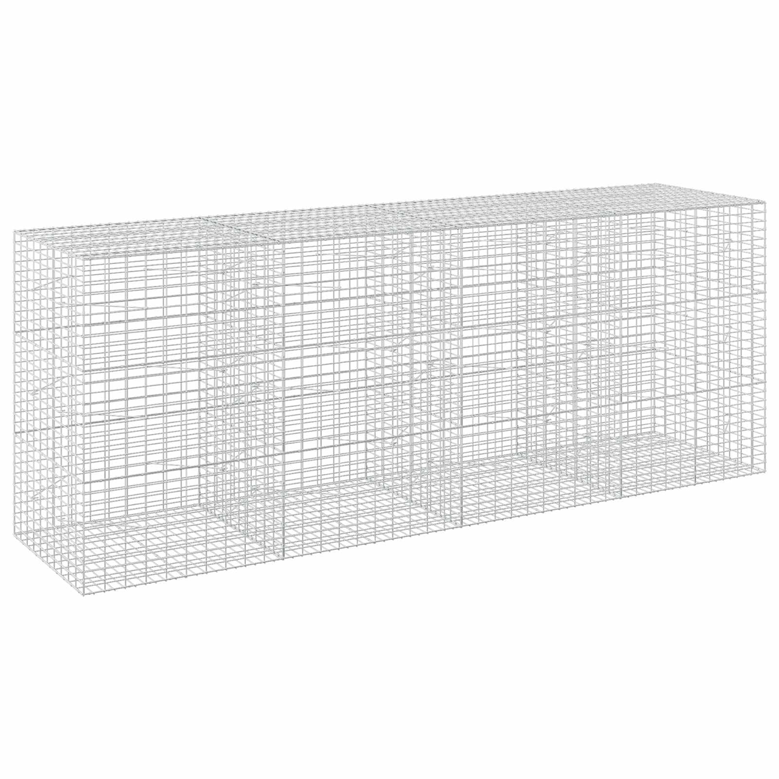 Gabion z 3,5 mm žico in 5x10 cm mrežo 400x100x150 cm