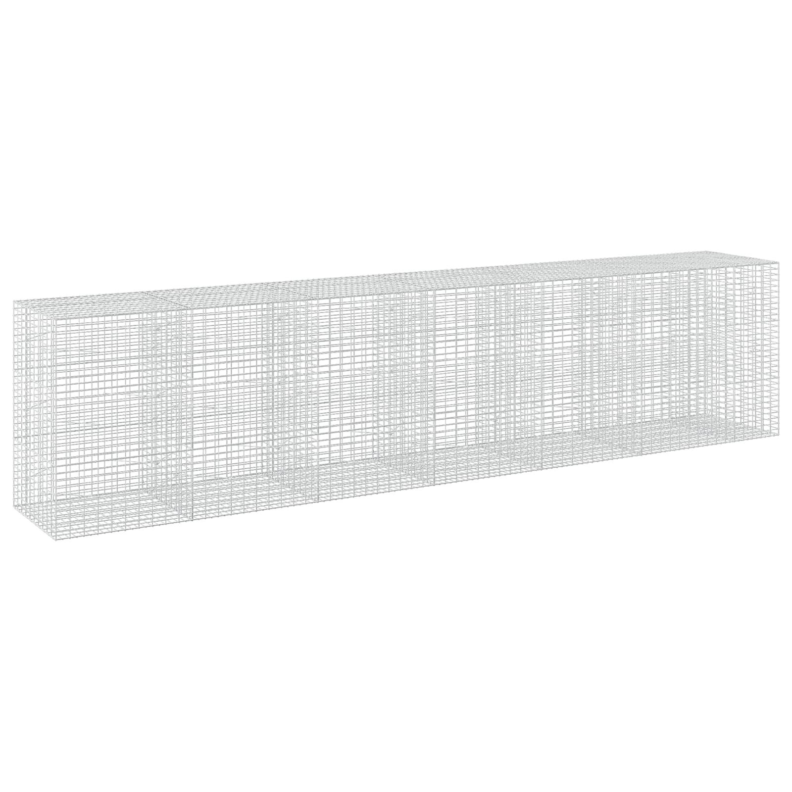 Gabion z 3,5 mm žico in 5x10 cm mrežo 650x100x150 cm