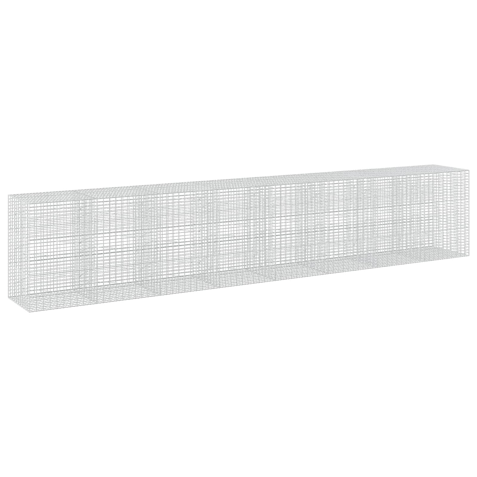 Gabion z 3,5 mm žico in 5x10 cm mrežo 800x100x150 cm