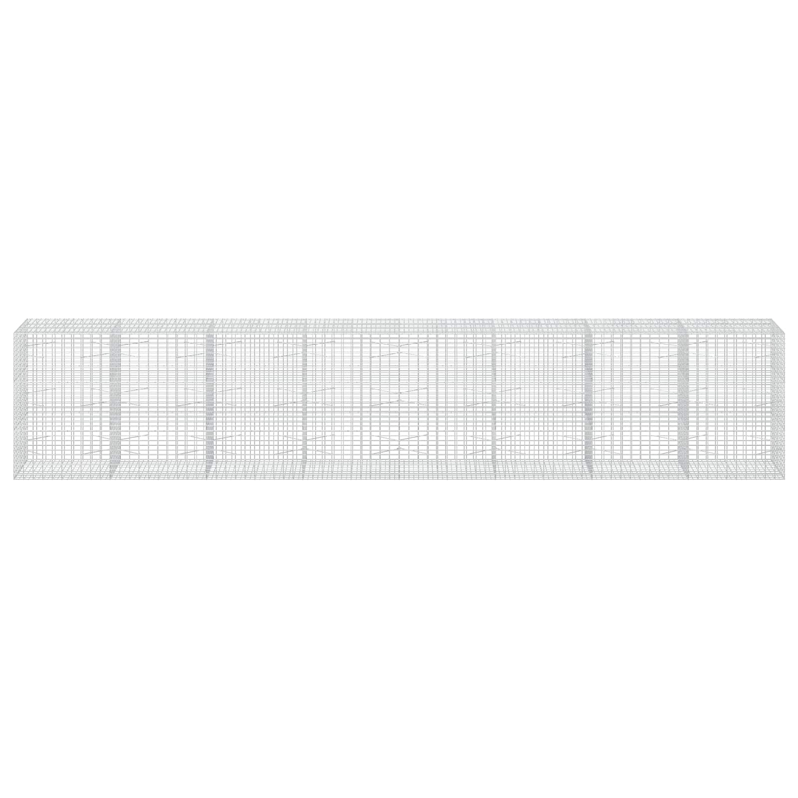 Gabion z 3,5 mm žico in 5x10 cm mrežo 800x100x150 cm