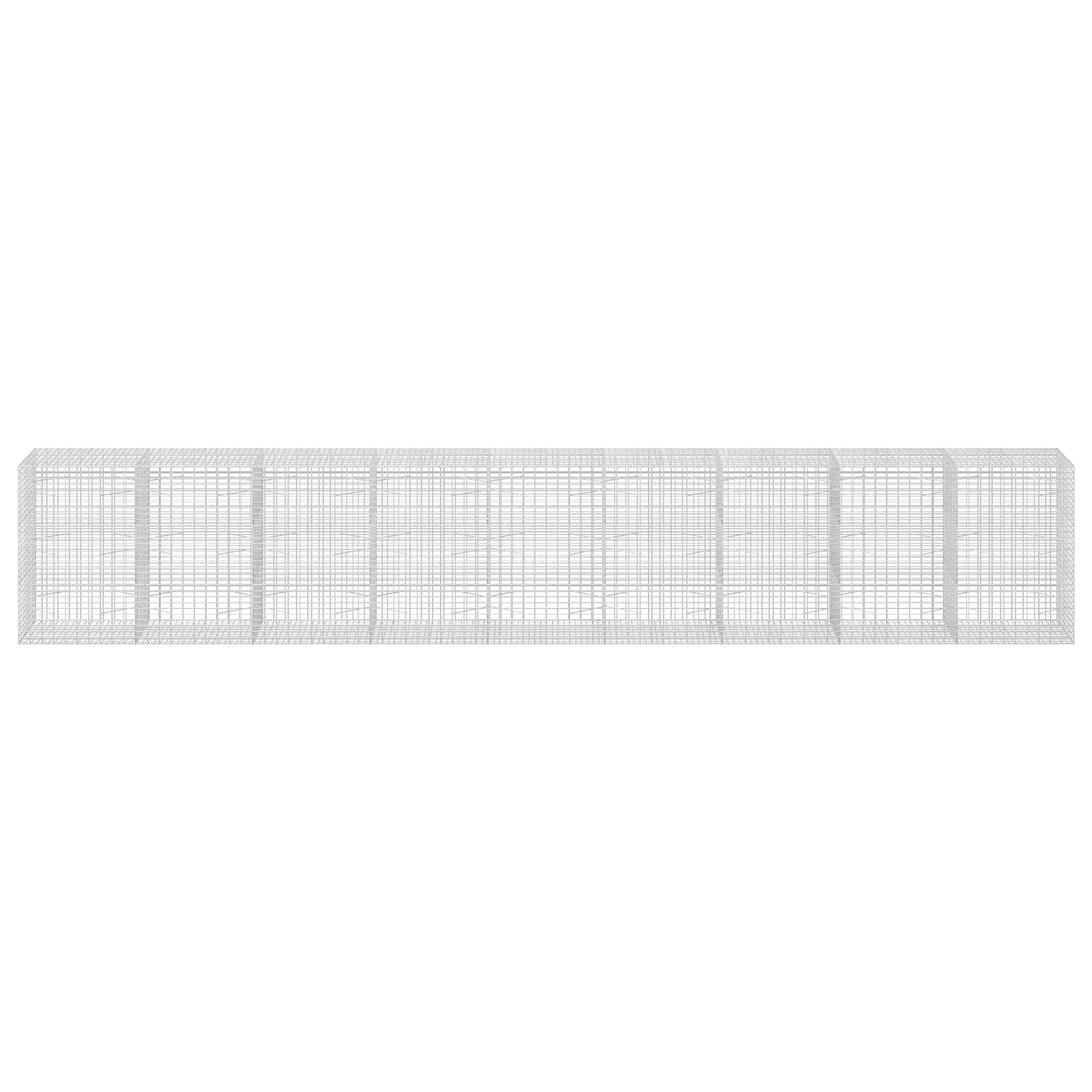 Gabion z 3,5 mm žico in 5x10 cm mrežo 900x100x150 cm