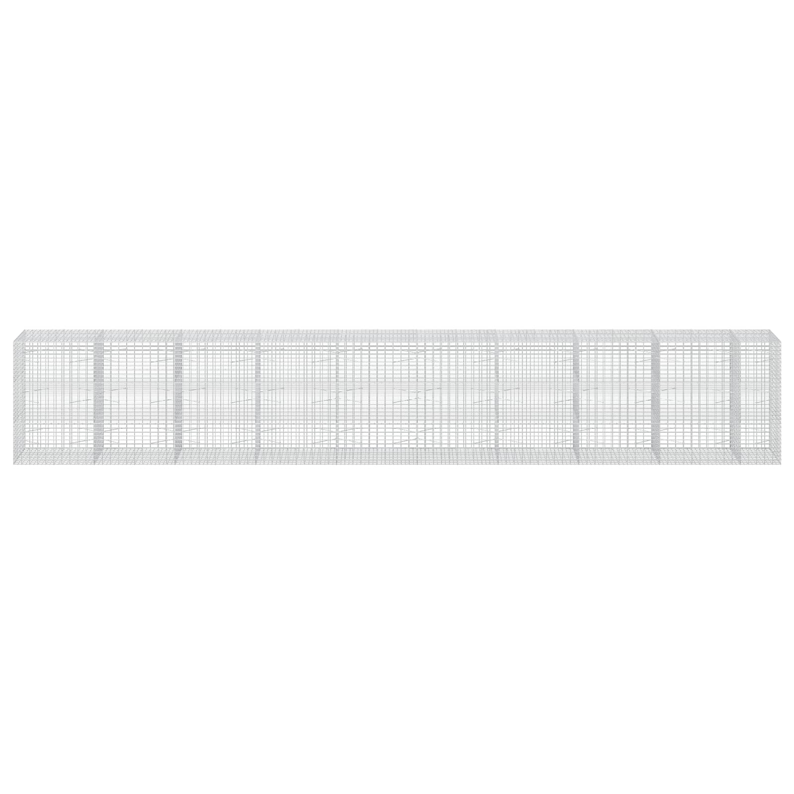 Gabion z 3,5 mm žico in 5x10 cm mrežo 950x100x150 cm