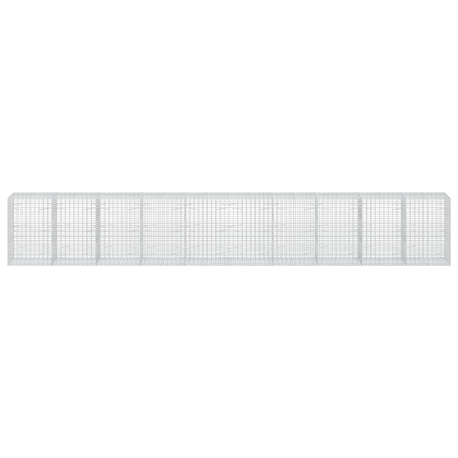 Gabion z 3,5 mm žico in 5x10 cm mrežo 1000x100x150 cm