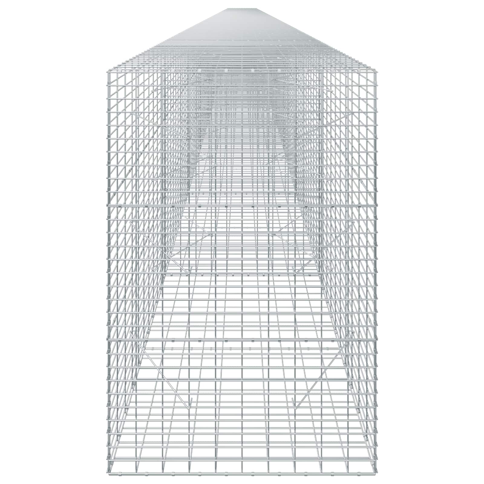 Gabion z 3,5 mm žico in 5x10 cm mrežo 1150x100x150 cm