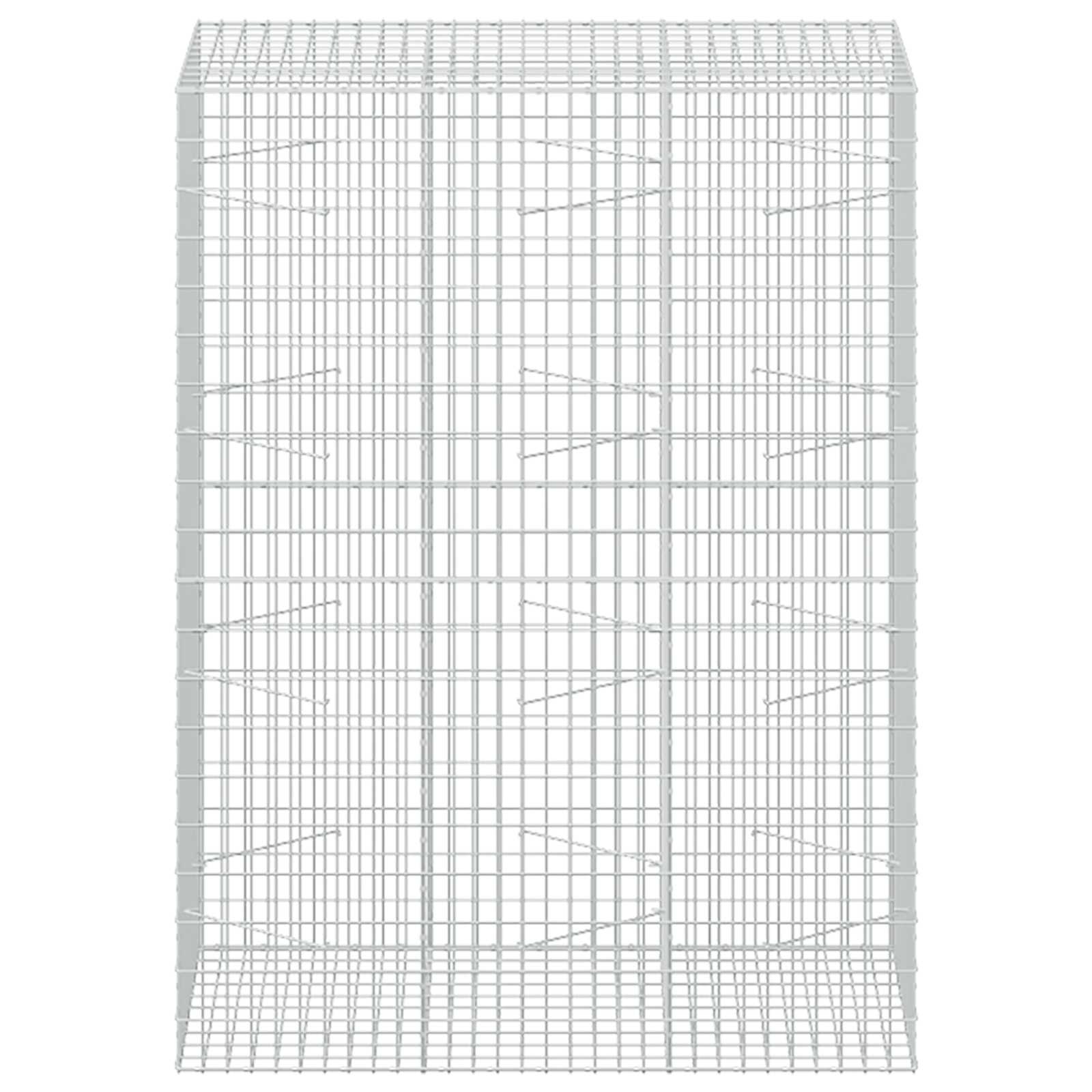 Gabion z 3,5 mm žico in 5x10 cm mrežo 150x100x200 cm