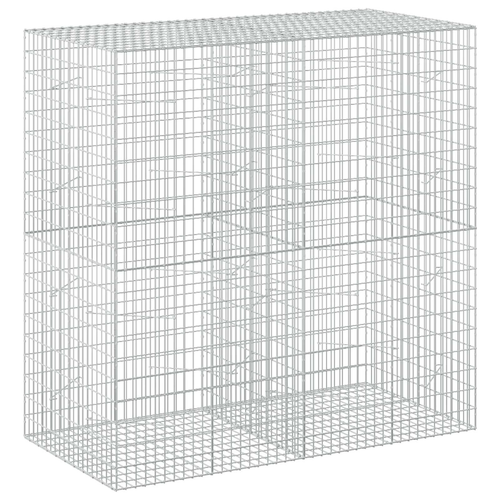 Gabion z 3,5 mm žico in 5x10 cm mrežo 200x100x200 cm