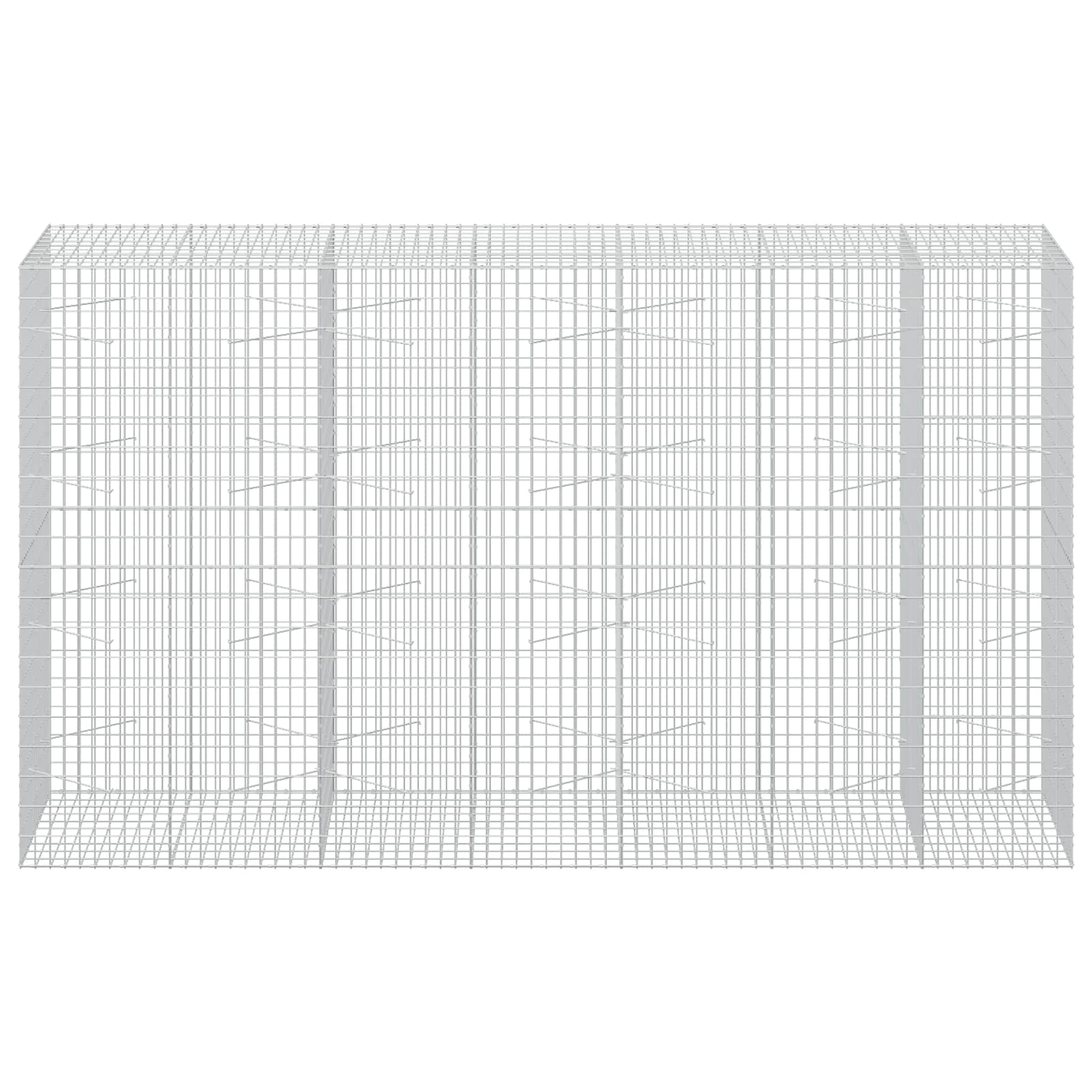 Gabion z 3,5 mm žico in 5x10 cm mrežo 350x100x200 cm