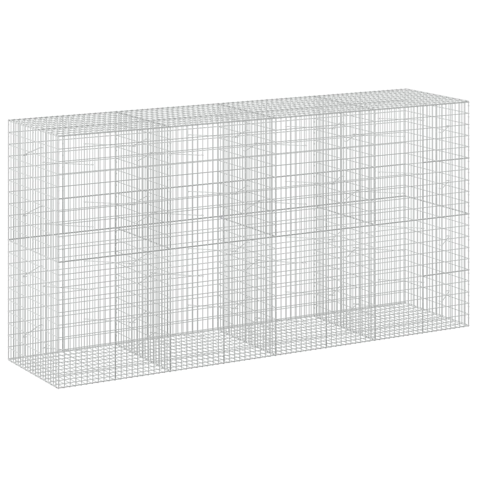 Gabion z 3,5 mm žico in 5x10 cm mrežo 400x100x200 cm