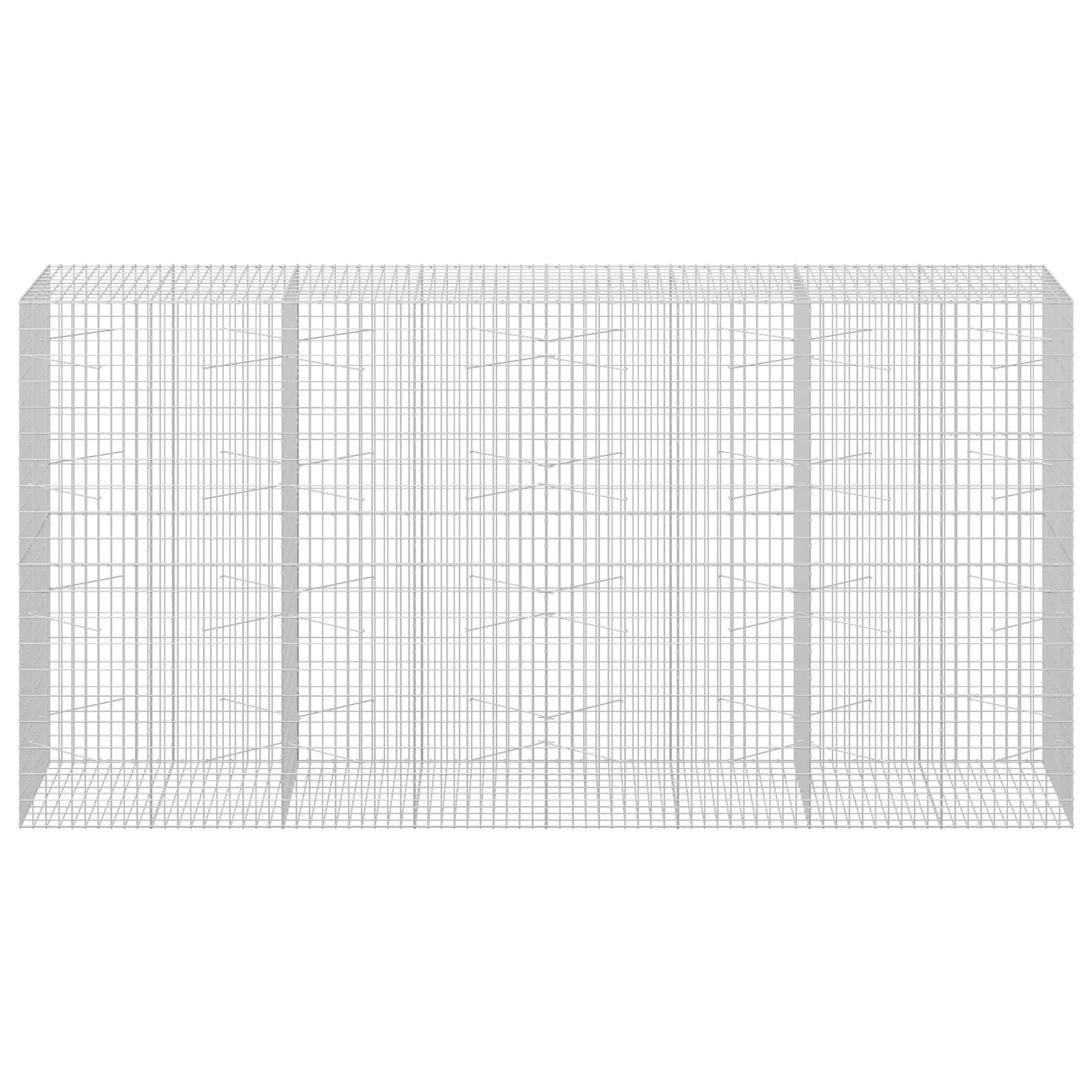 Gabion z 3,5 mm žico in 5x10 cm mrežo 400x100x200 cm