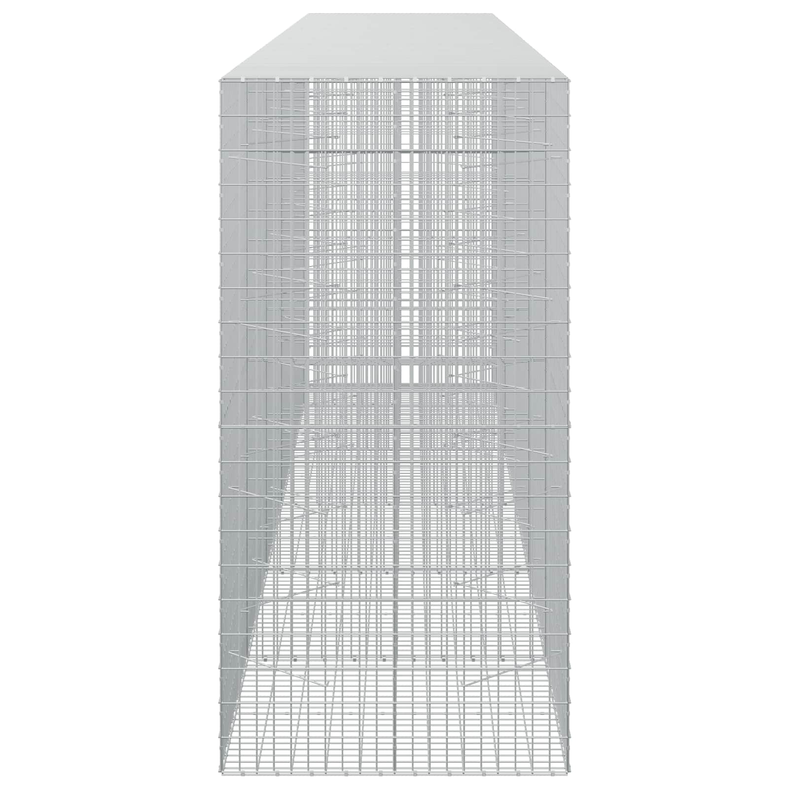 Gabion z 3,5 mm žico in 5x10 cm mrežo 550x100x200 cm