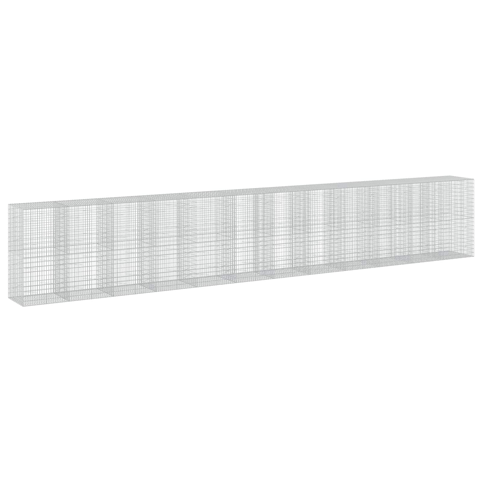Gabion z 3,5 mm žico in 5x10 cm mrežo 1200x100x200 cm