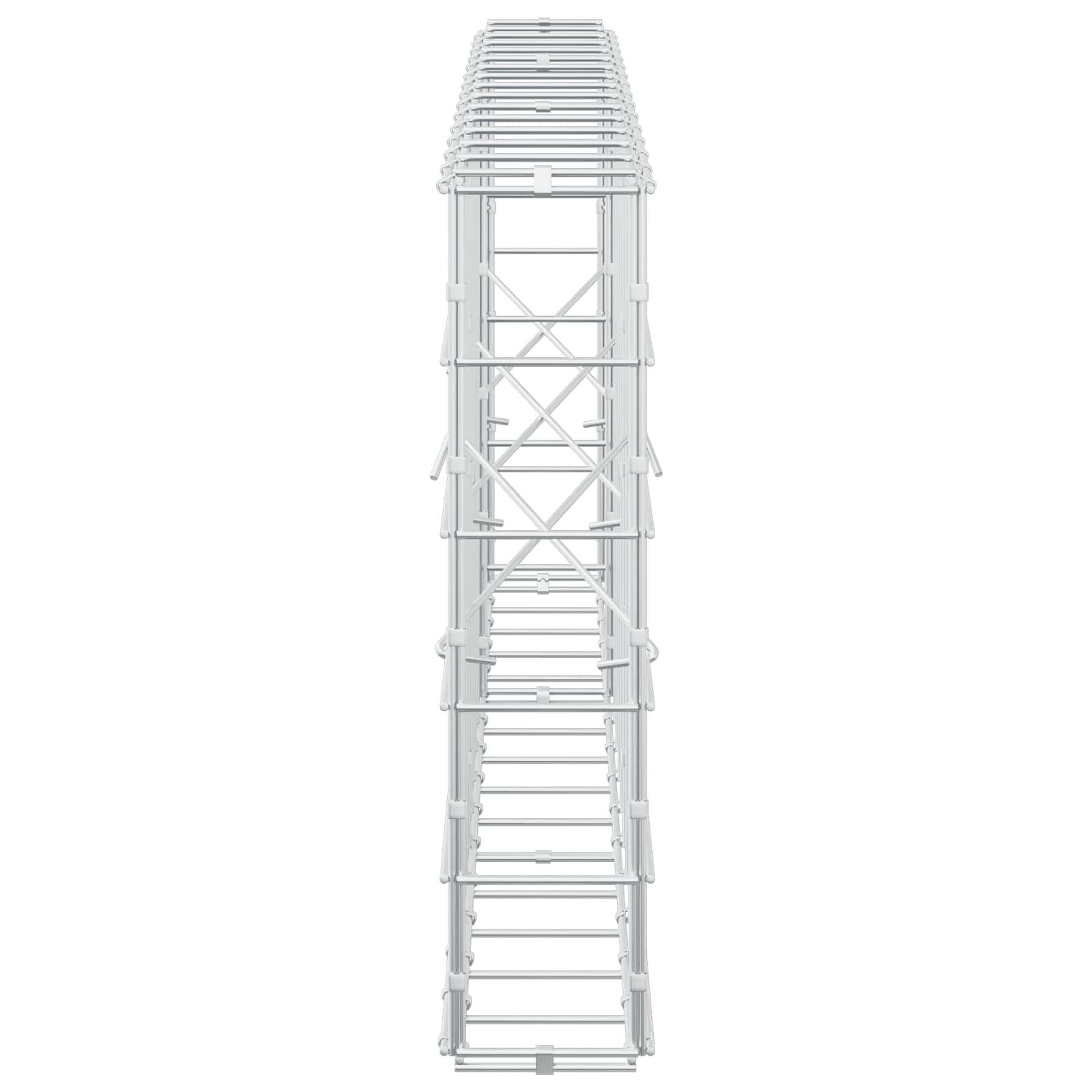 Gabion z žico 3,5 mm in mrežo 10x10 cm 150x10x50 cm